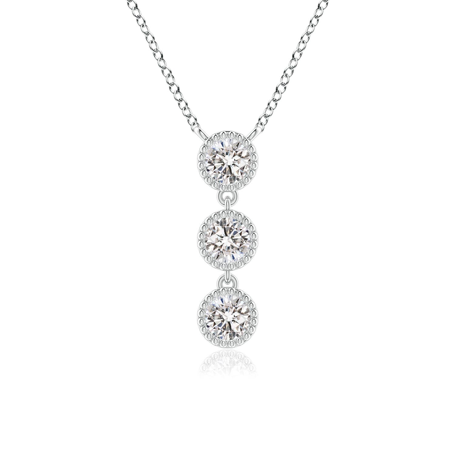 I-J, I1-I2 / 0.51 CT / 14 KT White Gold