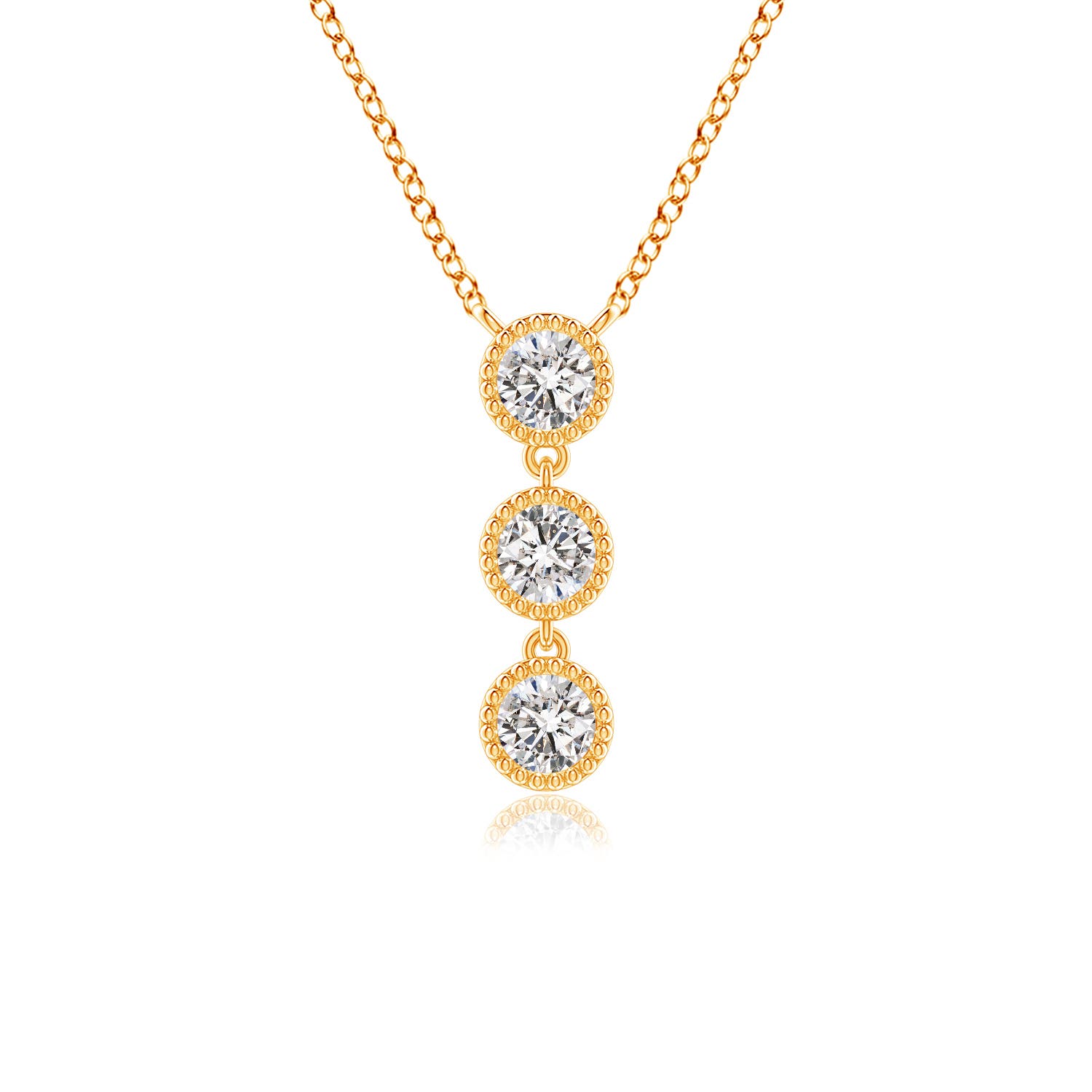 I-J, I1-I2 / 0.41 CT / 14 KT Yellow Gold