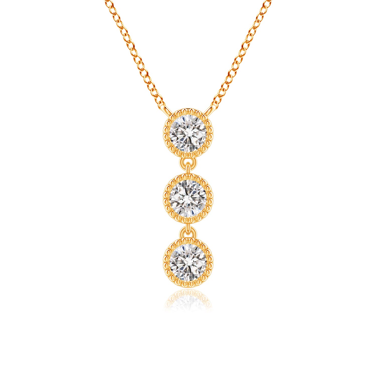 I-J, I1-I2 / 0.51 CT / 14 KT Yellow Gold