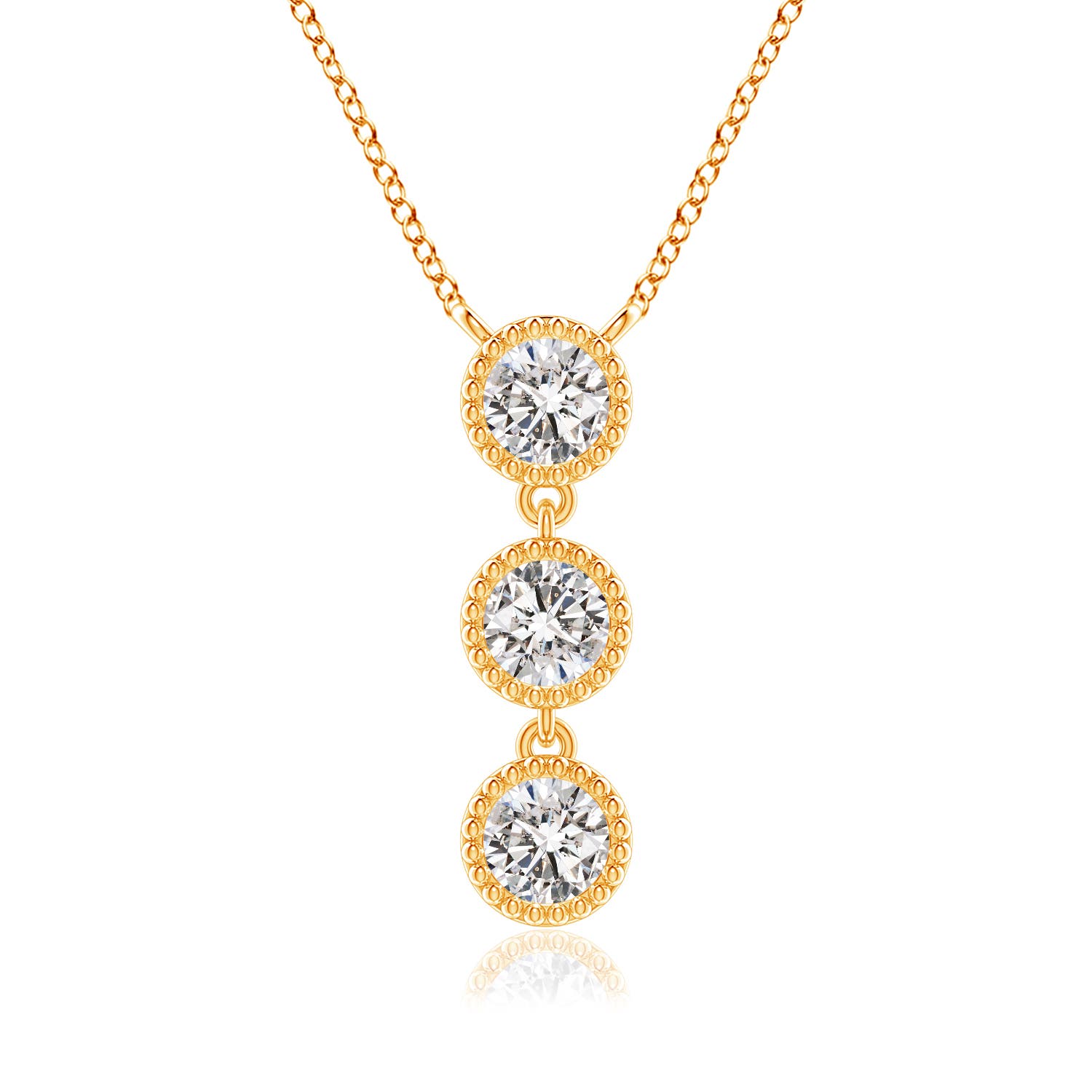 I-J, I1-I2 / 0.75 CT / 14 KT Yellow Gold