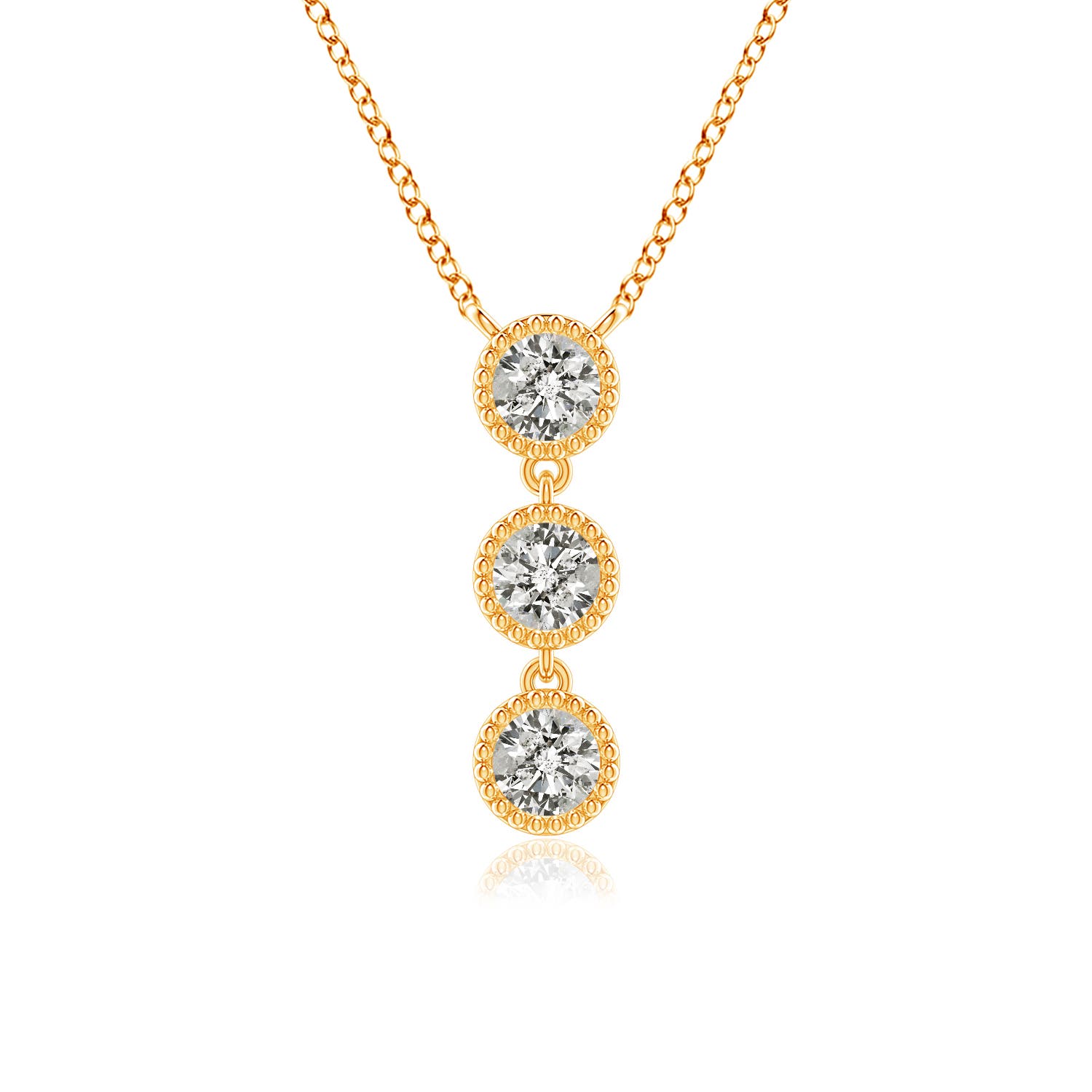 K, I3 / 0.51 CT / 14 KT Yellow Gold