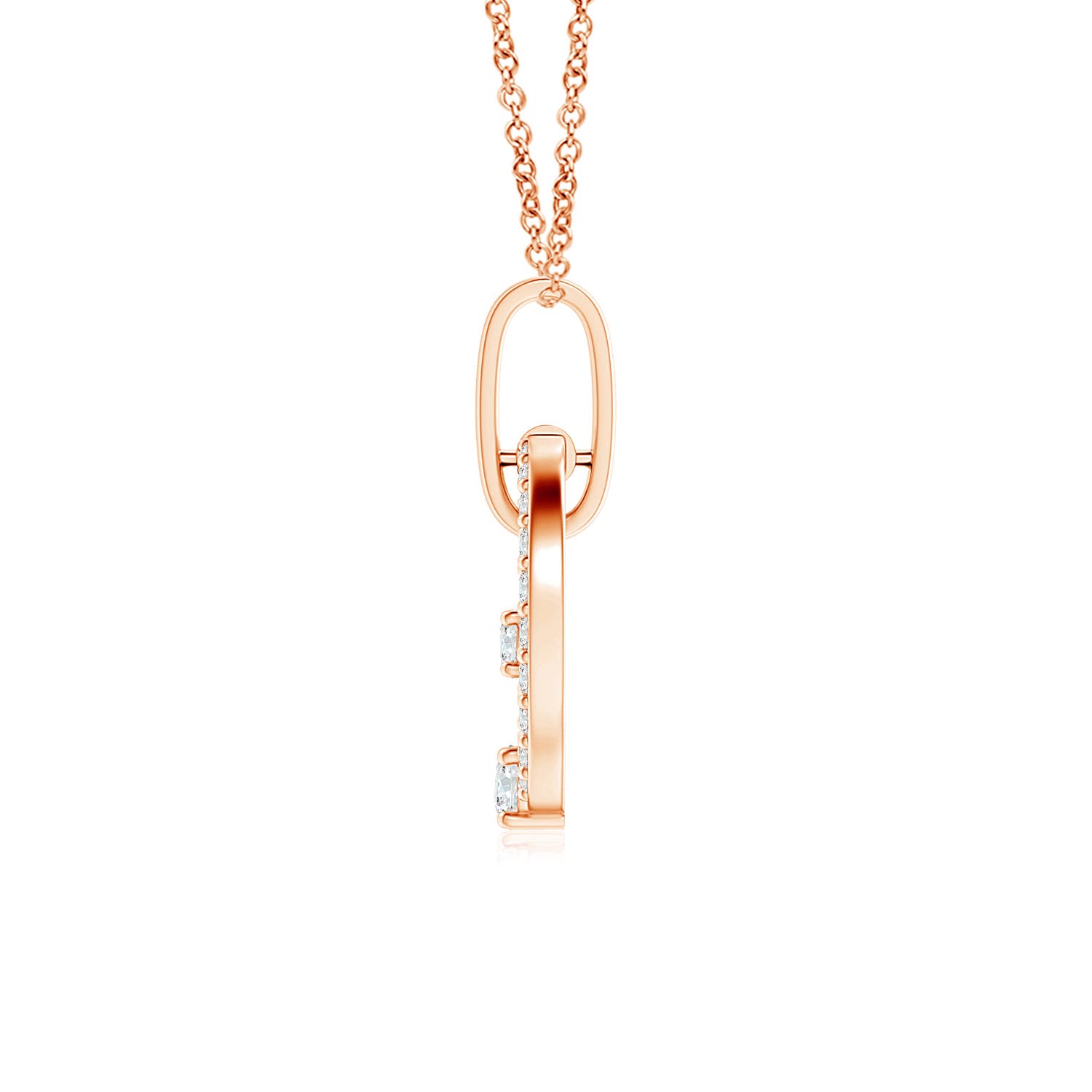 G, VS2 / 0.23 CT / 14 KT Rose Gold