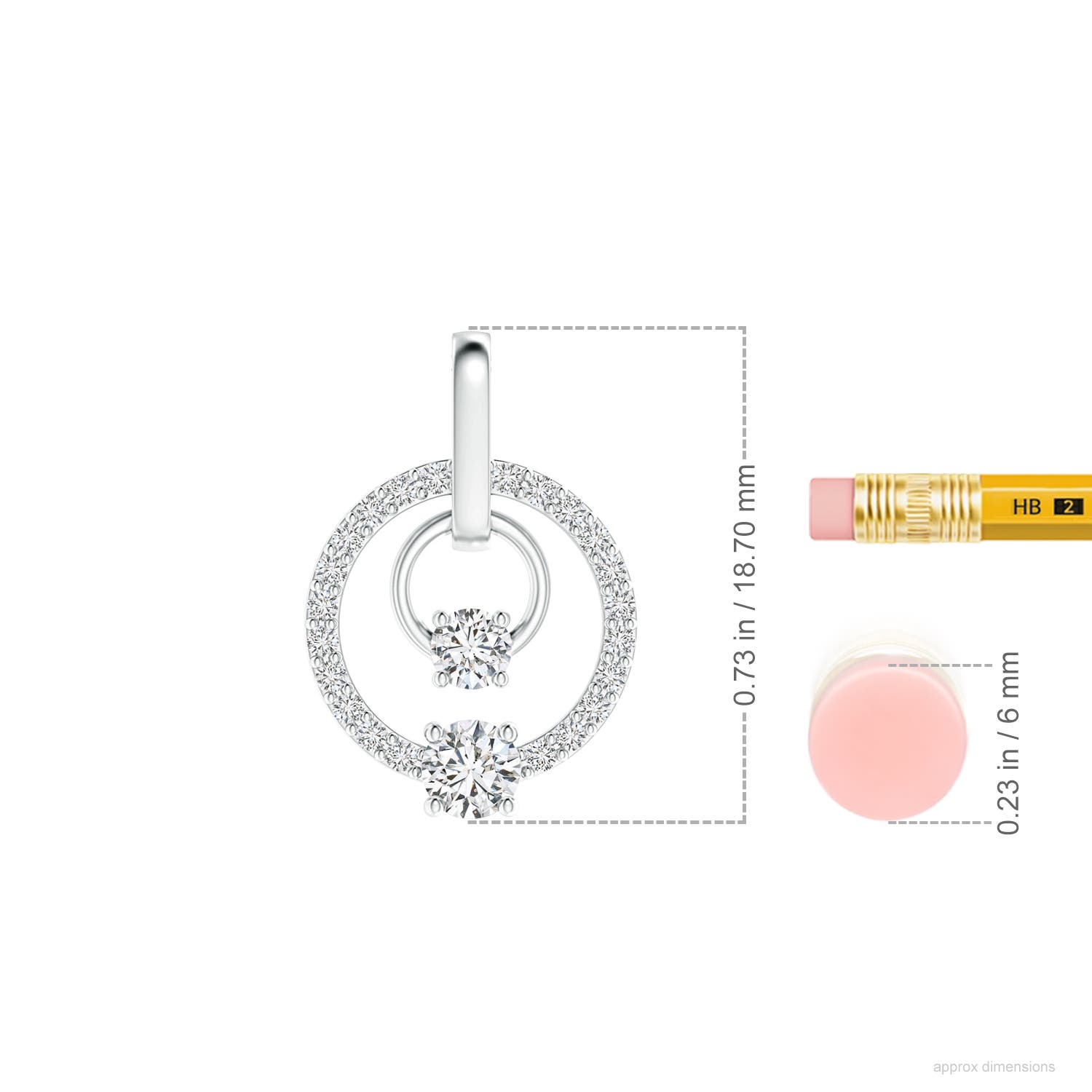 H, SI2 / 0.49 CT / 14 KT White Gold