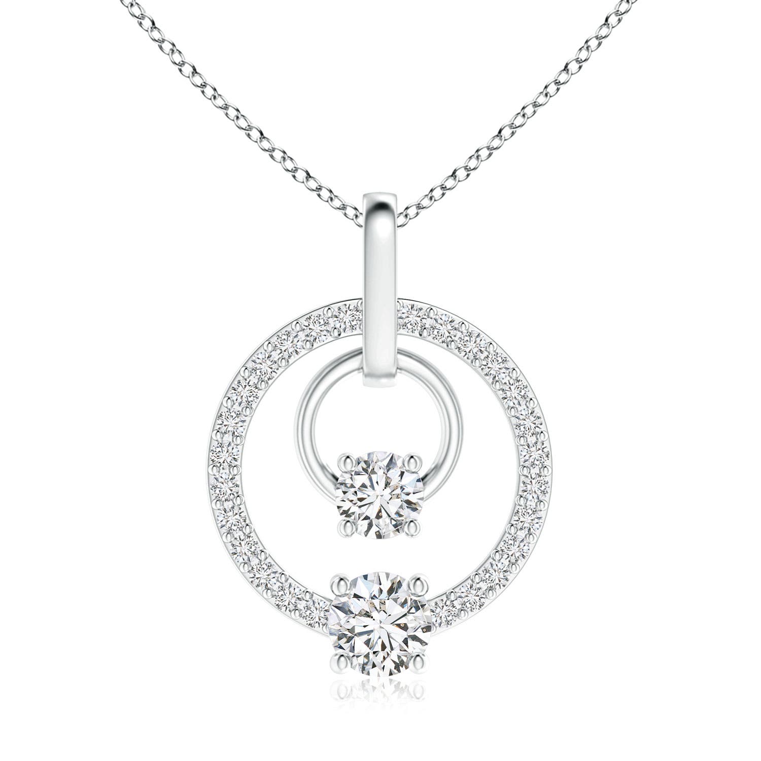 H, SI2 / 0.76 CT / 14 KT White Gold