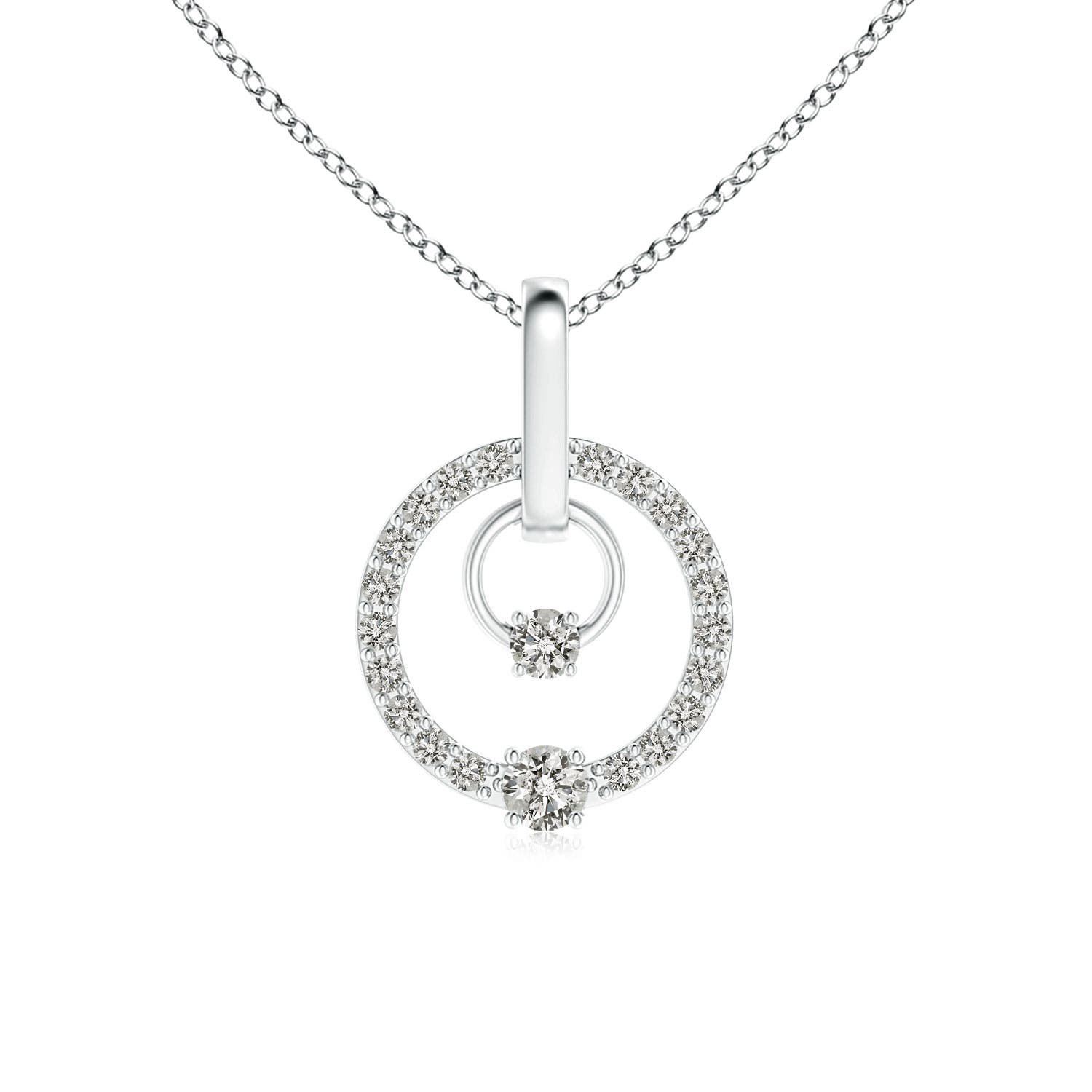 K, I3 / 0.23 CT / 14 KT White Gold