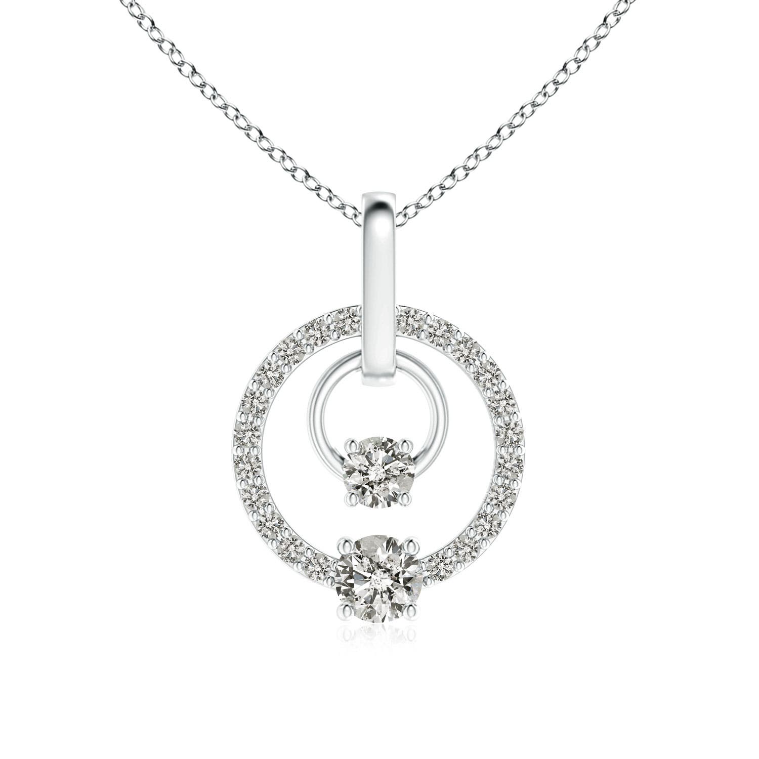 K, I3 / 0.49 CT / 14 KT White Gold