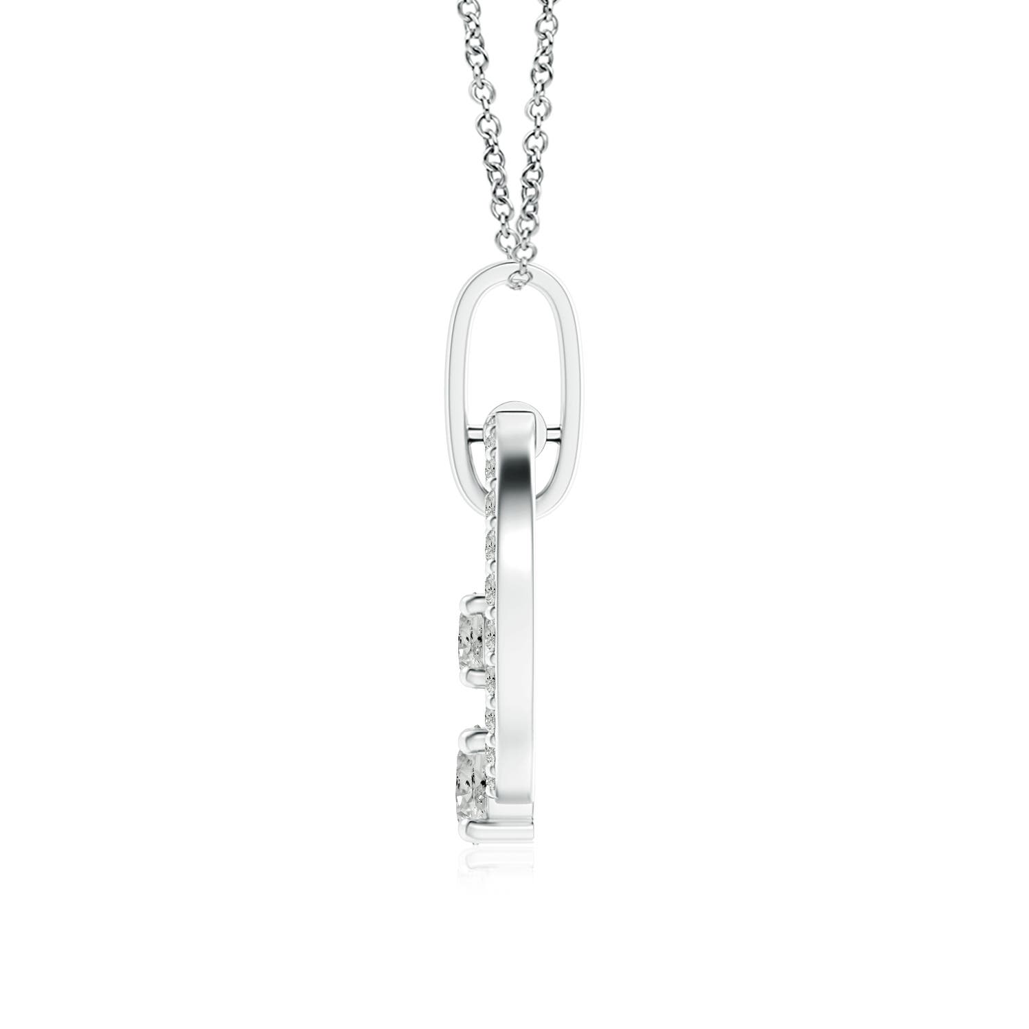 K, I3 / 0.49 CT / 14 KT White Gold