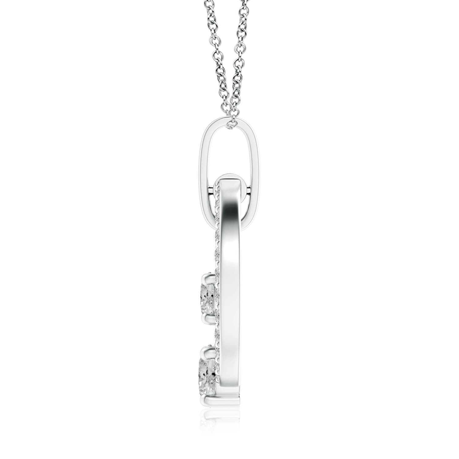 K, I3 / 0.76 CT / 14 KT White Gold