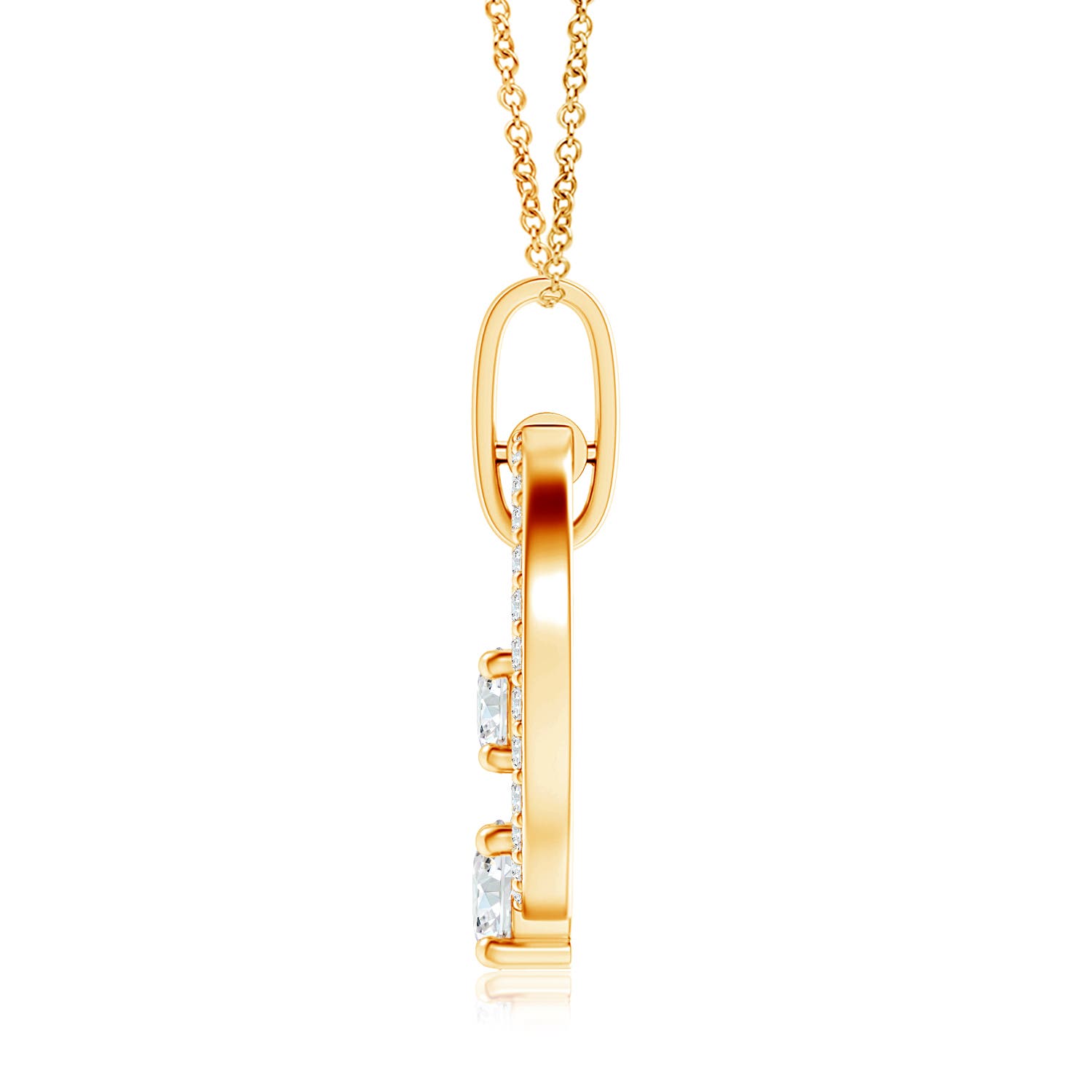 G, VS2 / 0.76 CT / 14 KT Yellow Gold