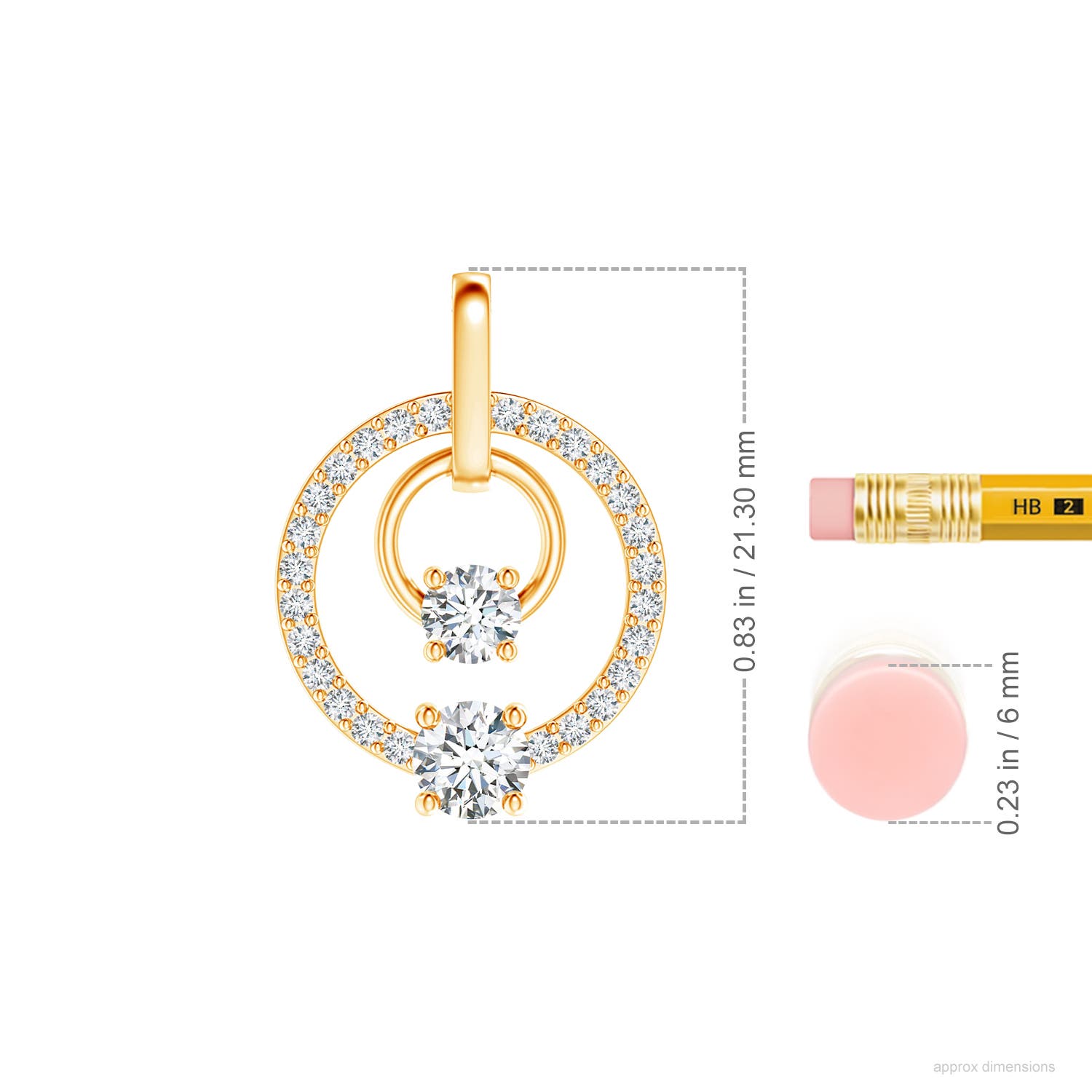 G, VS2 / 0.76 CT / 14 KT Yellow Gold