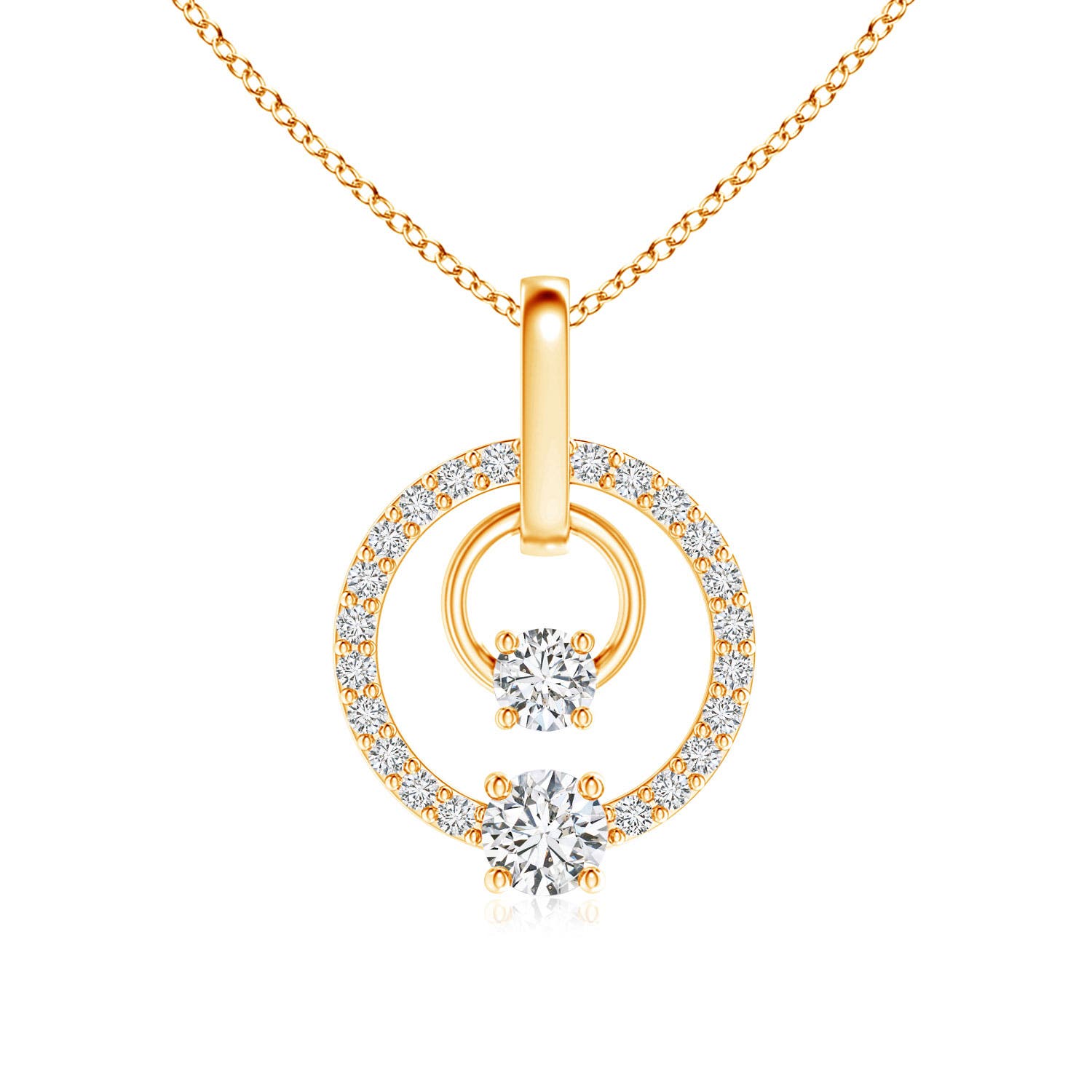 H, SI2 / 0.49 CT / 14 KT Yellow Gold