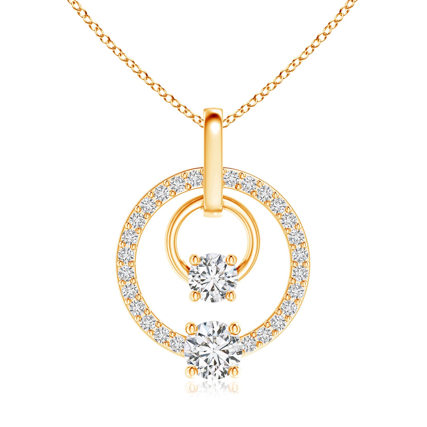 H, SI2 / 0.76 CT / 14 KT Yellow Gold