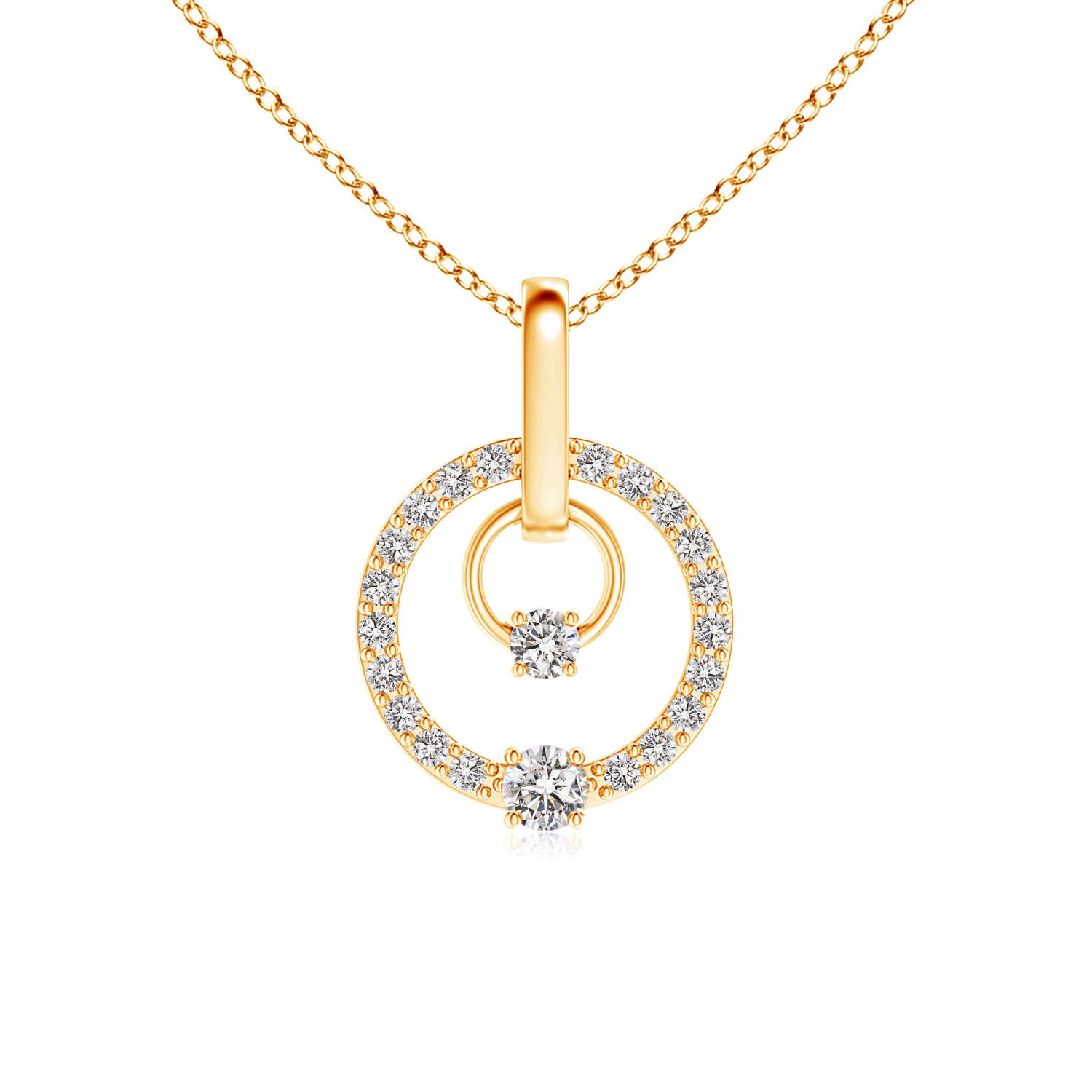 I-J, I1-I2 / 0.23 CT / 14 KT Yellow Gold