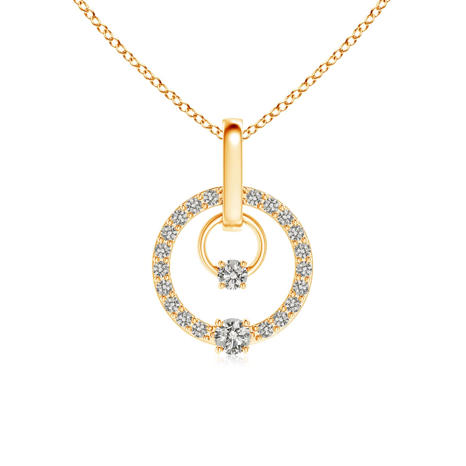 K, I3 / 0.23 CT / 14 KT Yellow Gold