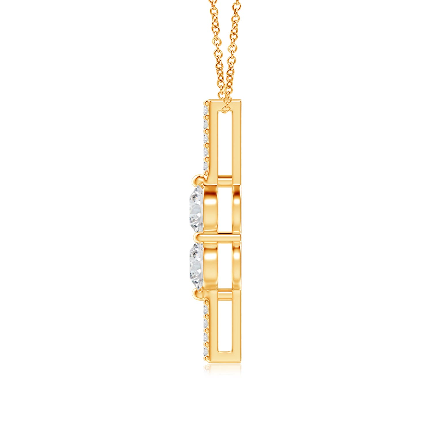 H, SI2 / 0.76 CT / 14 KT Yellow Gold