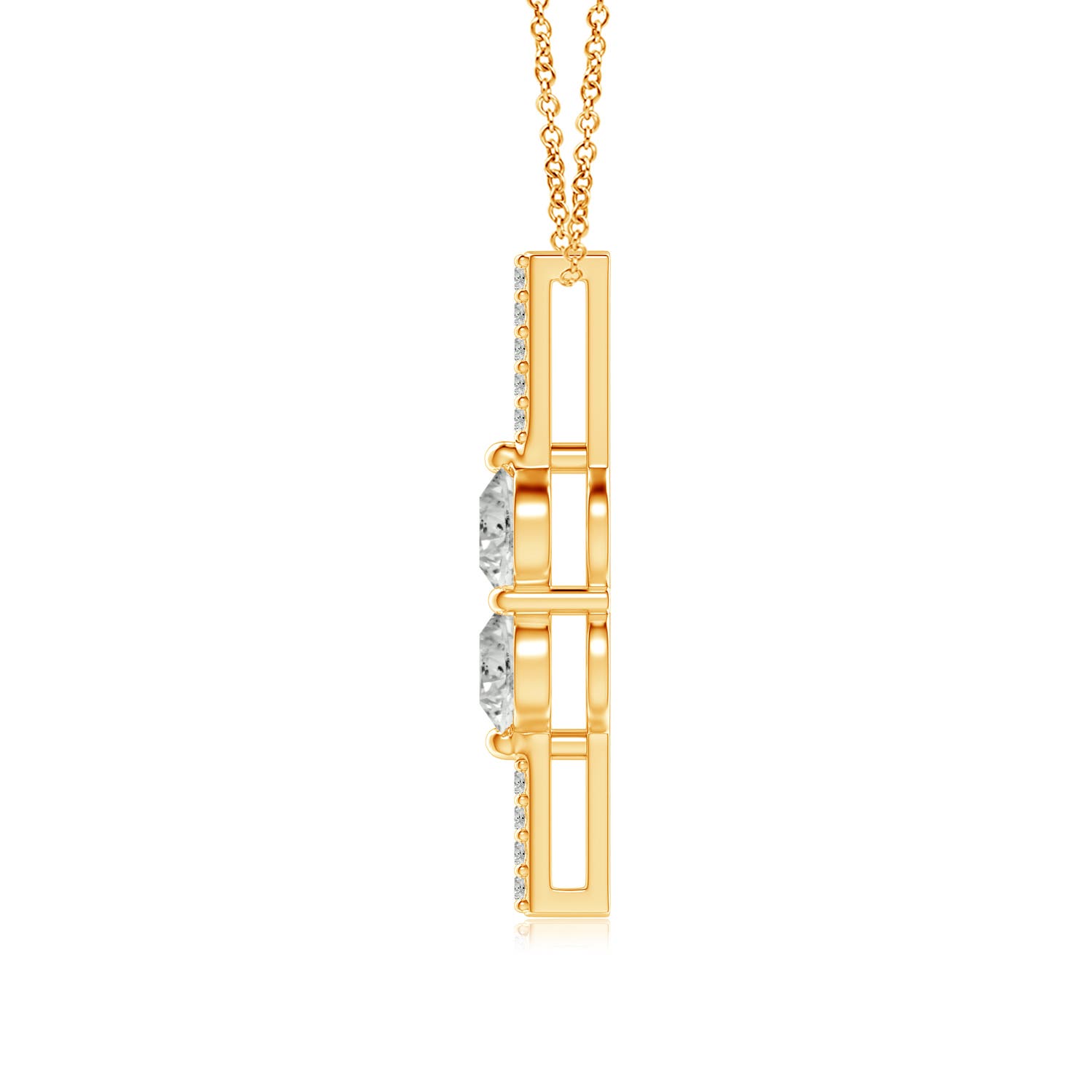 K, I3 / 0.76 CT / 14 KT Yellow Gold