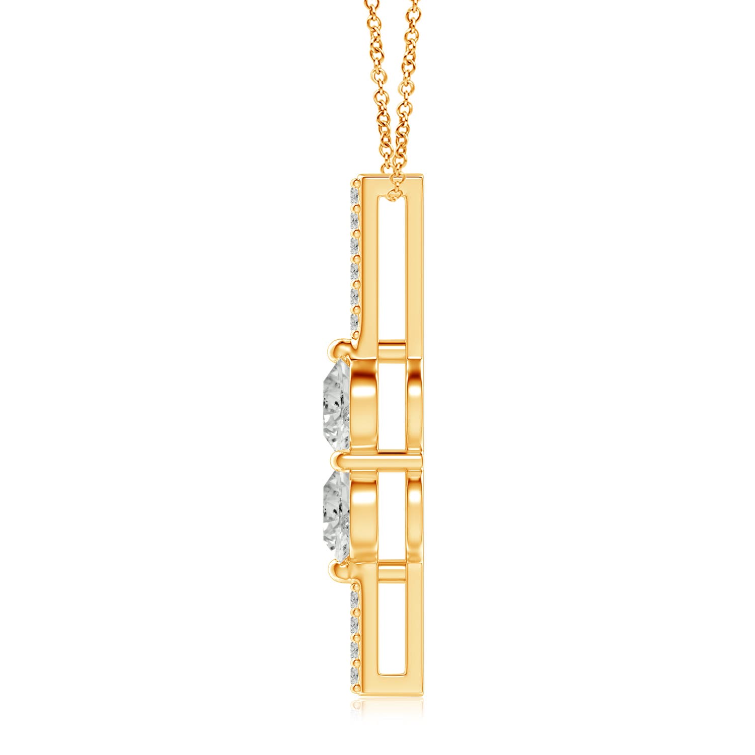 K, I3 / 1.02 CT / 14 KT Yellow Gold
