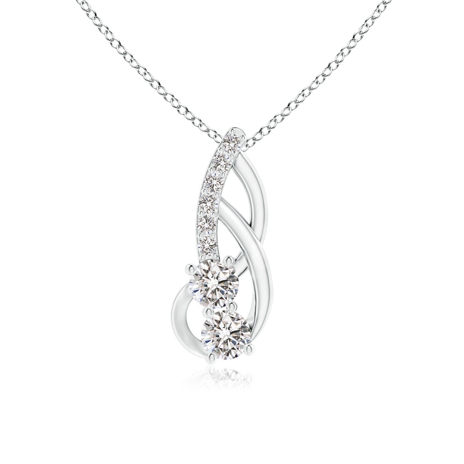 I-J, I1-I2 / 0.26 CT / 14 KT White Gold