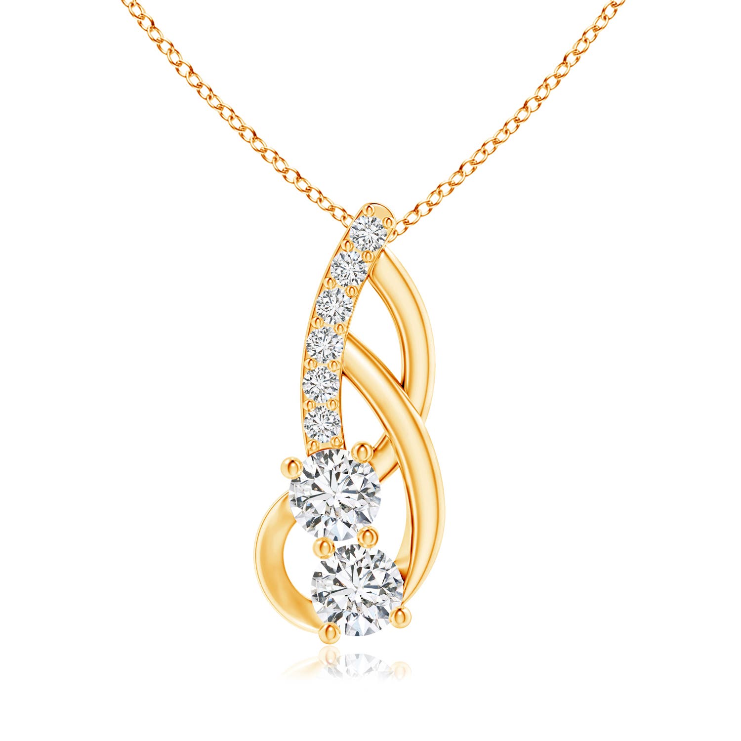 H, SI2 / 0.39 CT / 14 KT Yellow Gold