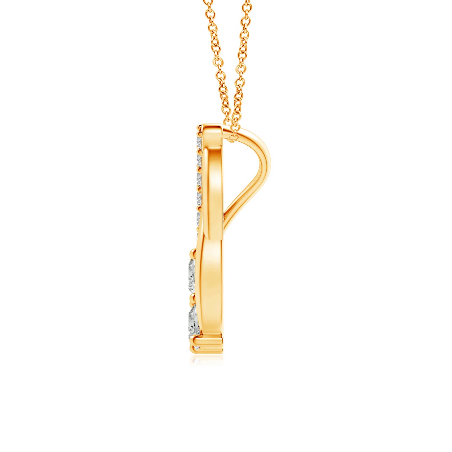 K, I3 / 0.26 CT / 14 KT Yellow Gold