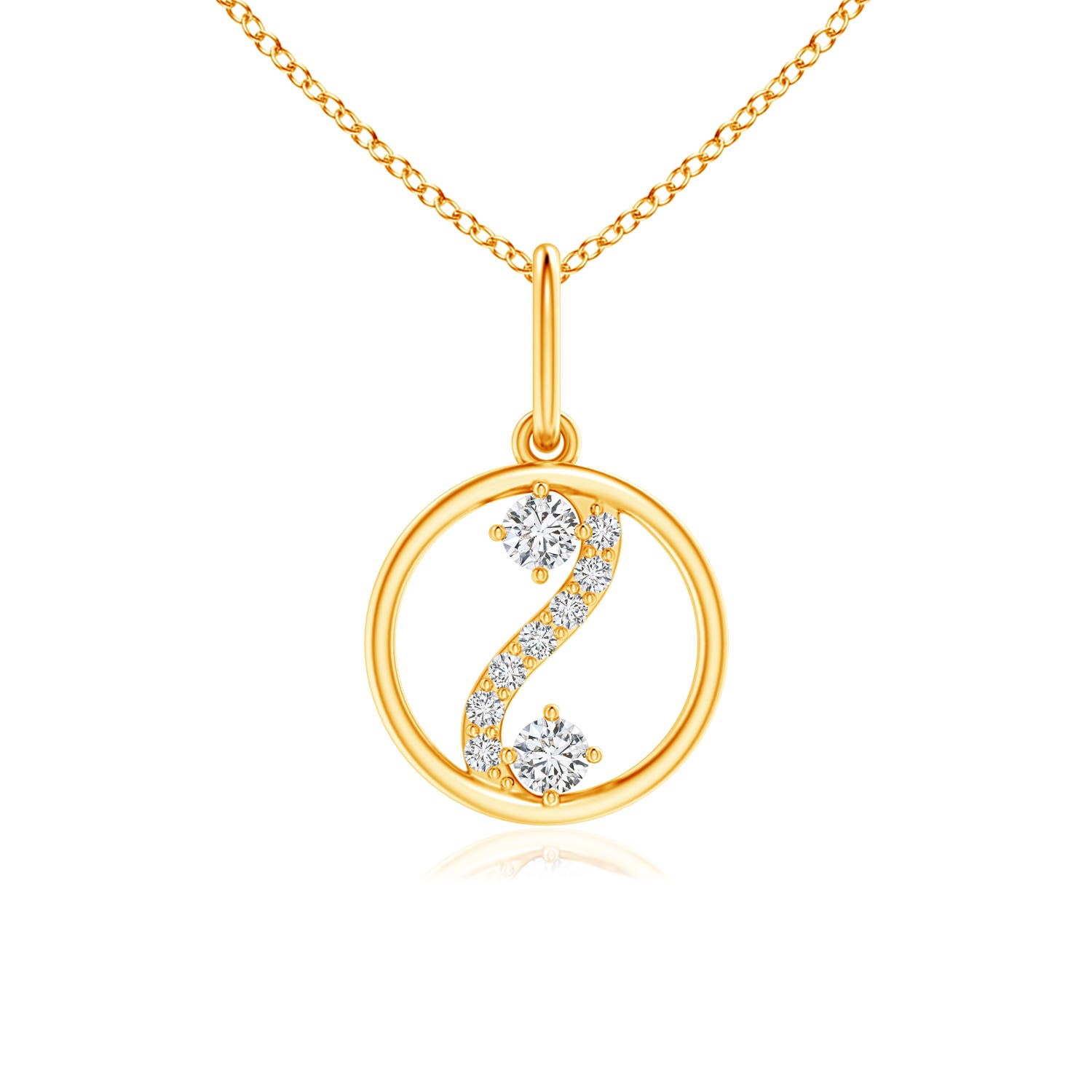 H, SI2 / 0.07 CT / 14 KT Yellow Gold