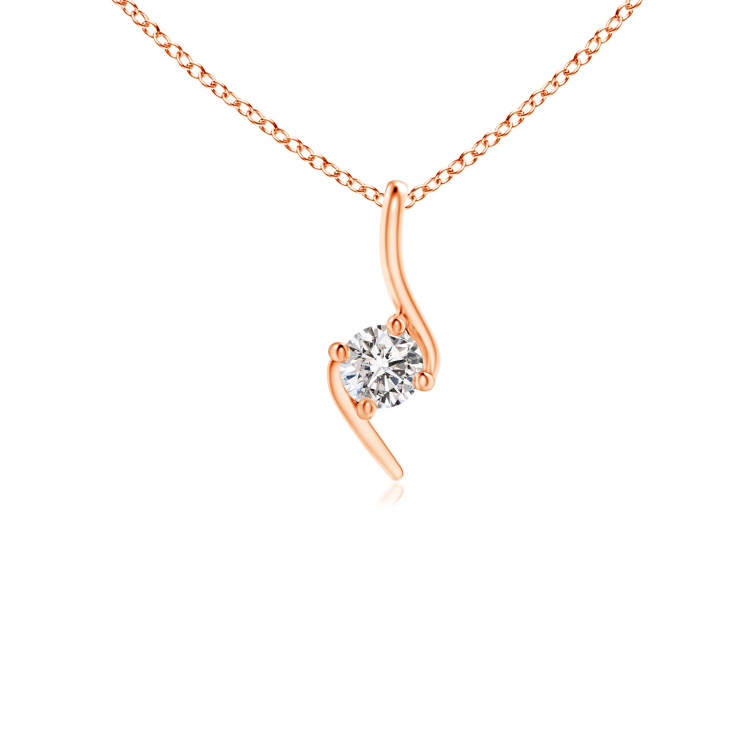 I-J, I1-I2 / 0.11 CT / 14 KT Rose Gold