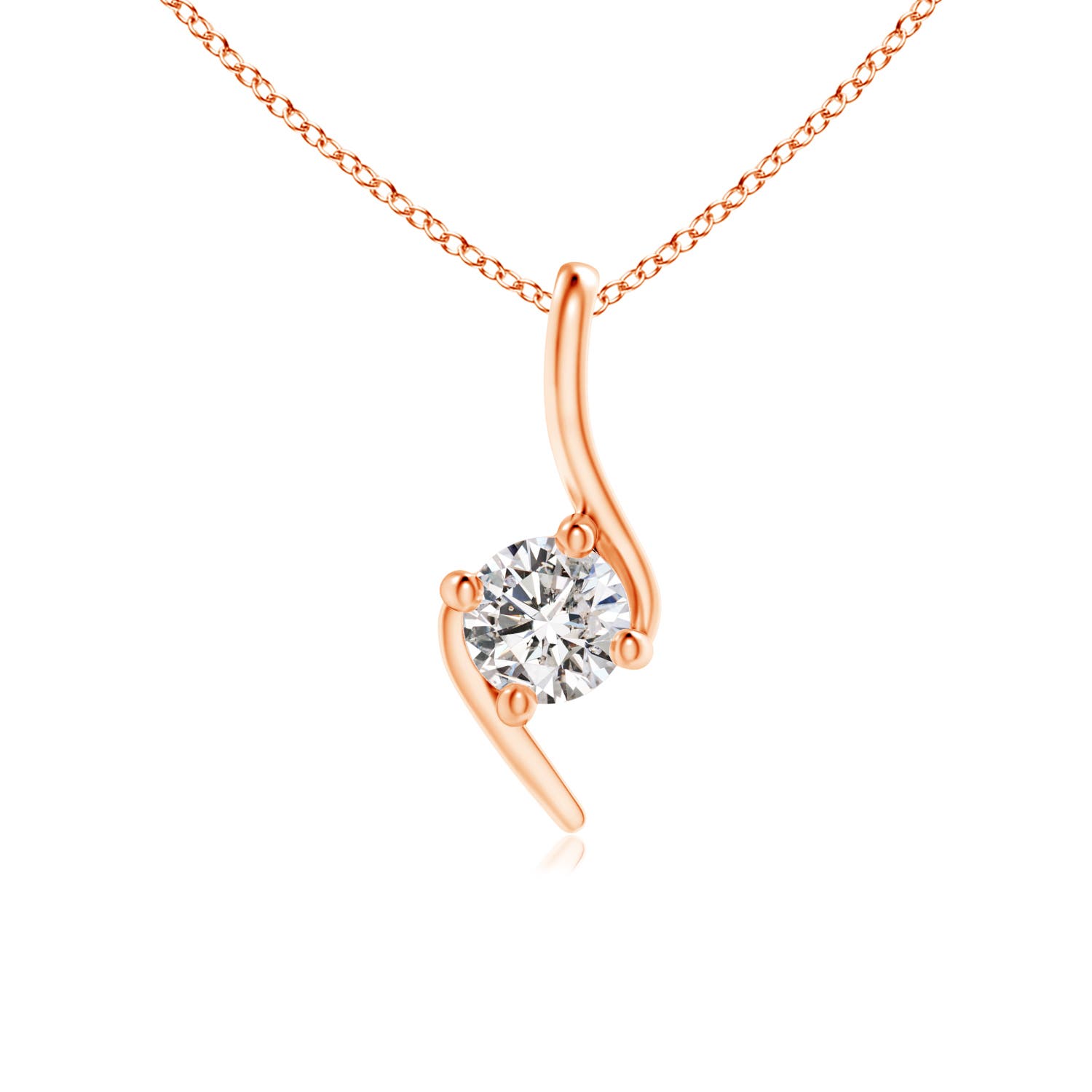 I-J, I1-I2 / 0.25 CT / 14 KT Rose Gold