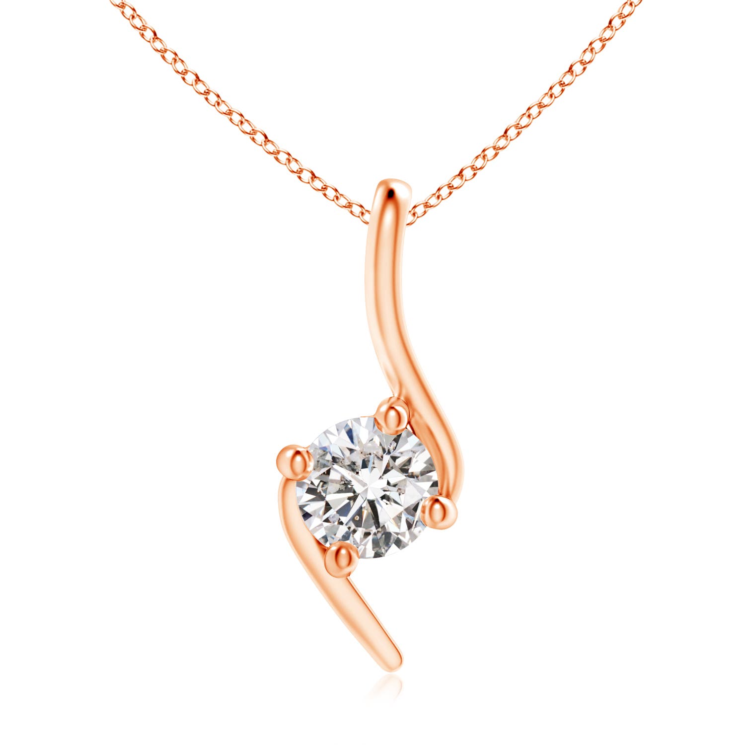 I-J, I1-I2 / 0.5 CT / 14 KT Rose Gold