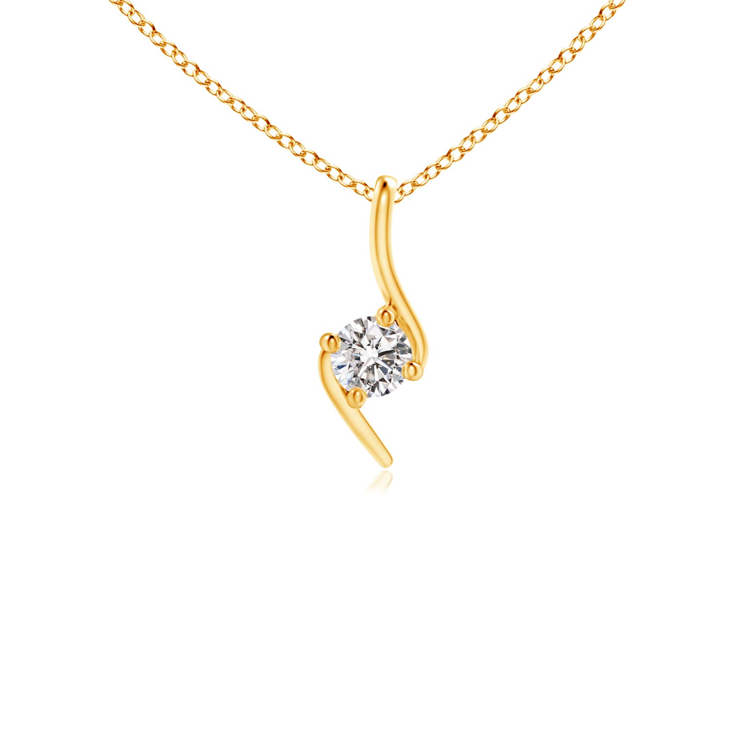 I-J, I1-I2 / 0.11 CT / 14 KT Yellow Gold