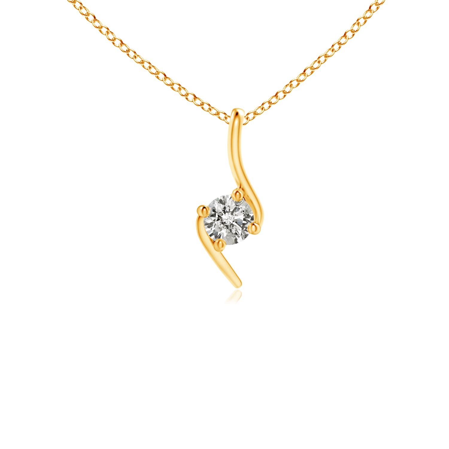 K, I3 / 0.11 CT / 14 KT Yellow Gold