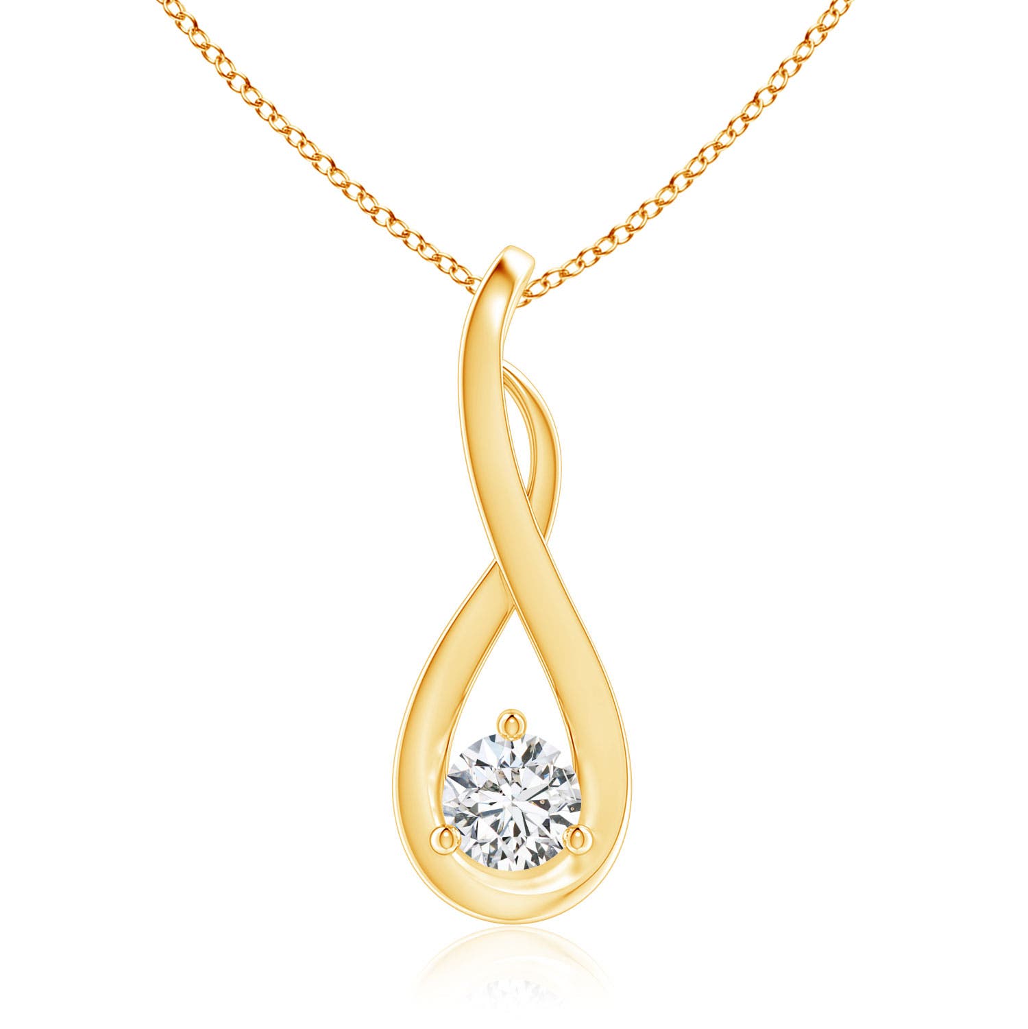 H, SI2 / 0.25 CT / 14 KT Yellow Gold