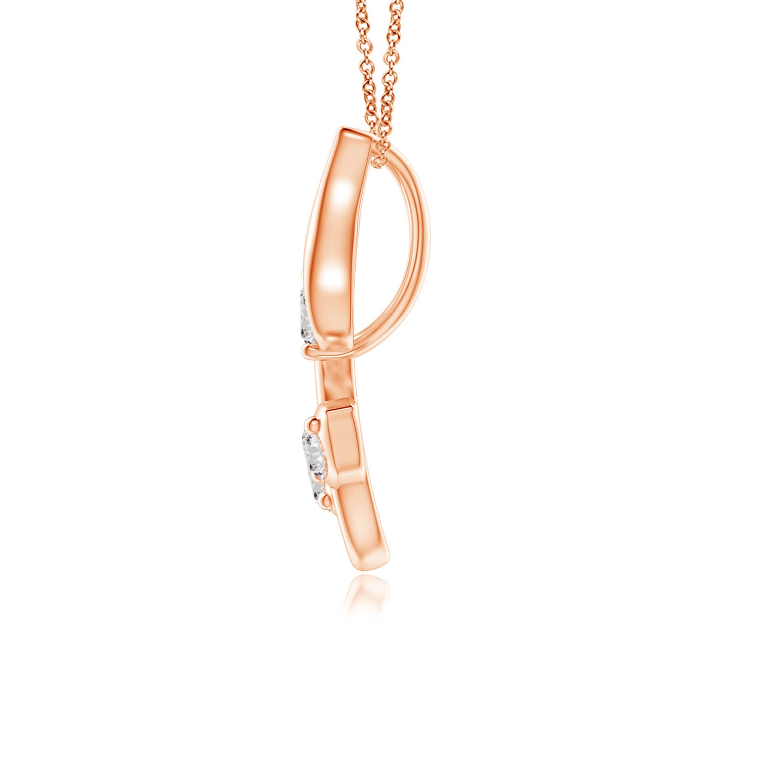 I-J, I1-I2 / 0.1 CT / 14 KT Rose Gold