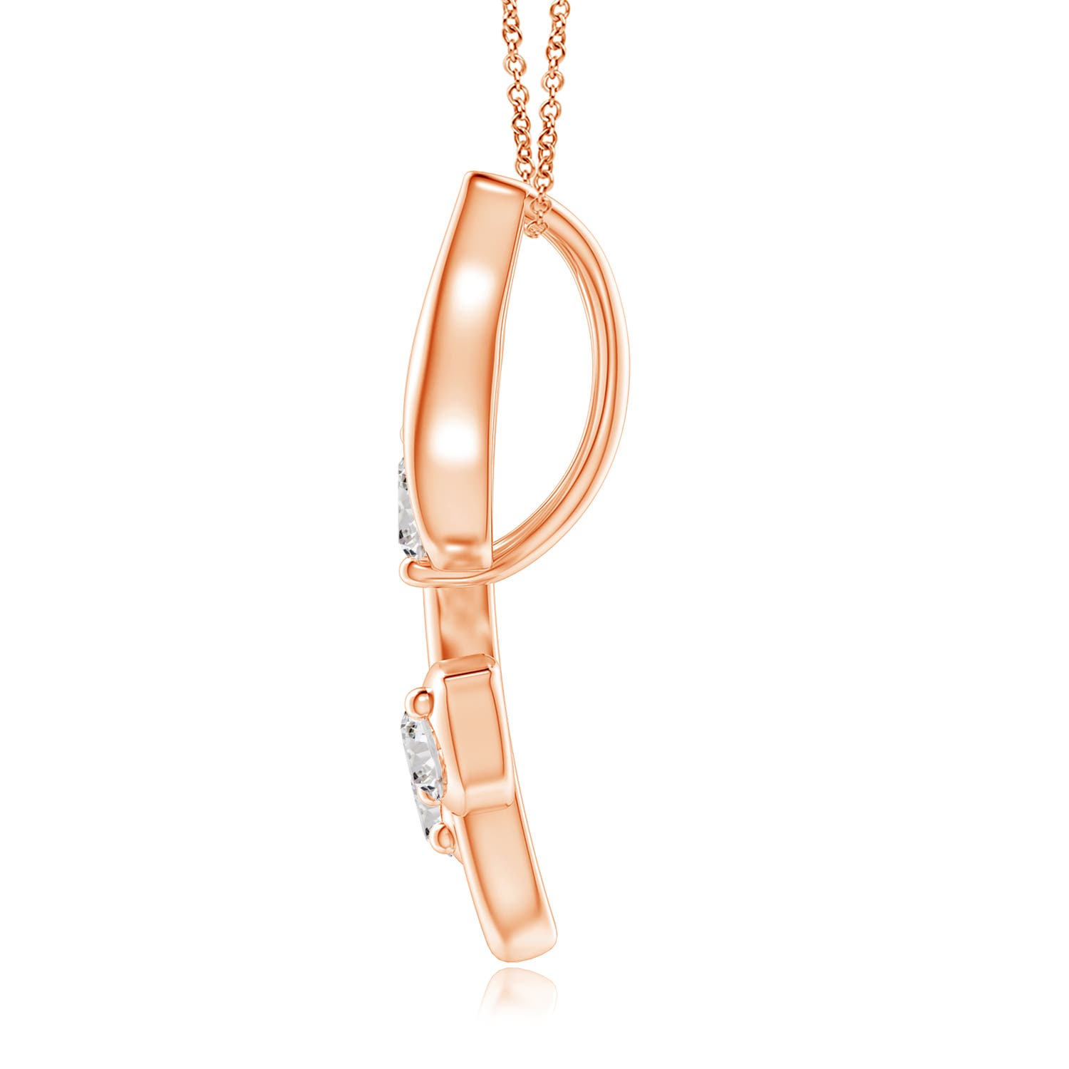 I-J, I1-I2 / 0.16 CT / 14 KT Rose Gold