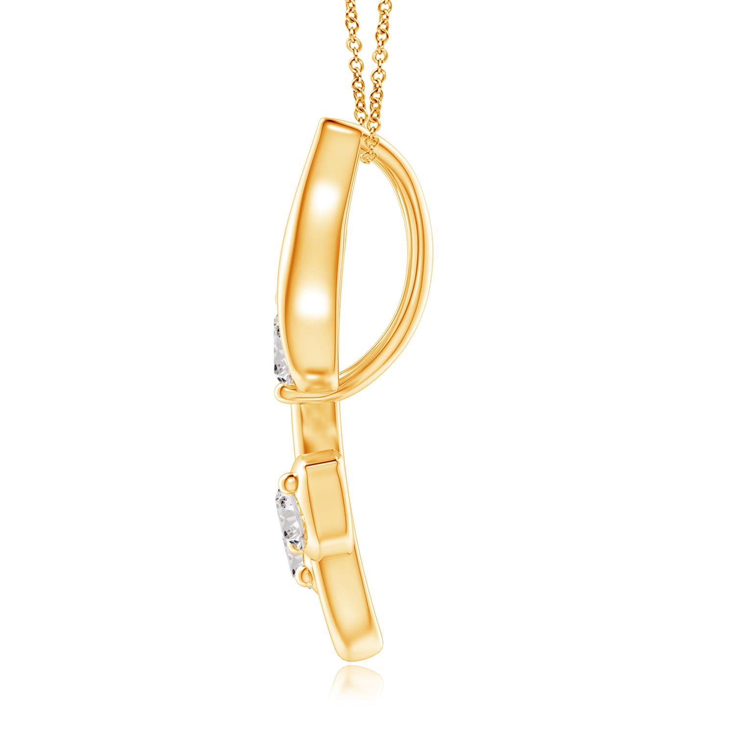 I-J, I1-I2 / 0.16 CT / 14 KT Yellow Gold