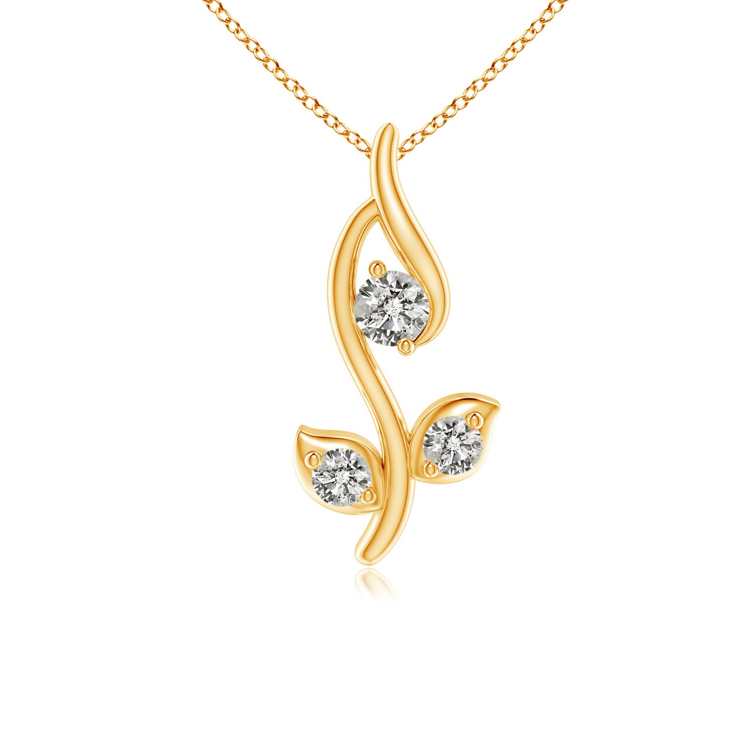 K, I3 / 0.1 CT / 14 KT Yellow Gold