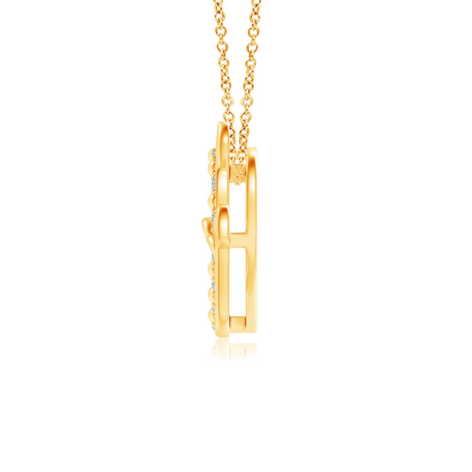 K, I3 / 0.08 CT / 14 KT Yellow Gold