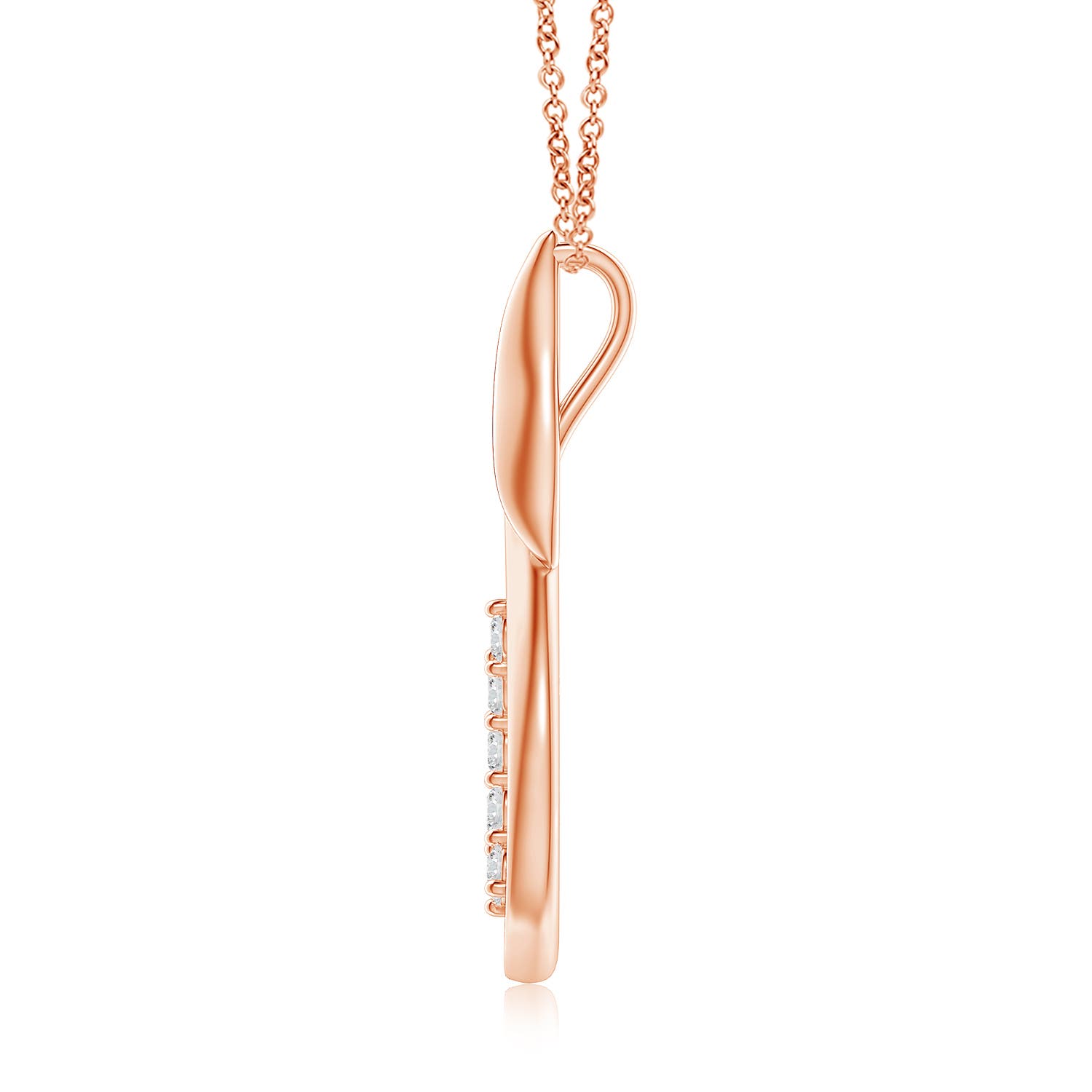 H, SI2 / 0.2 CT / 14 KT Rose Gold