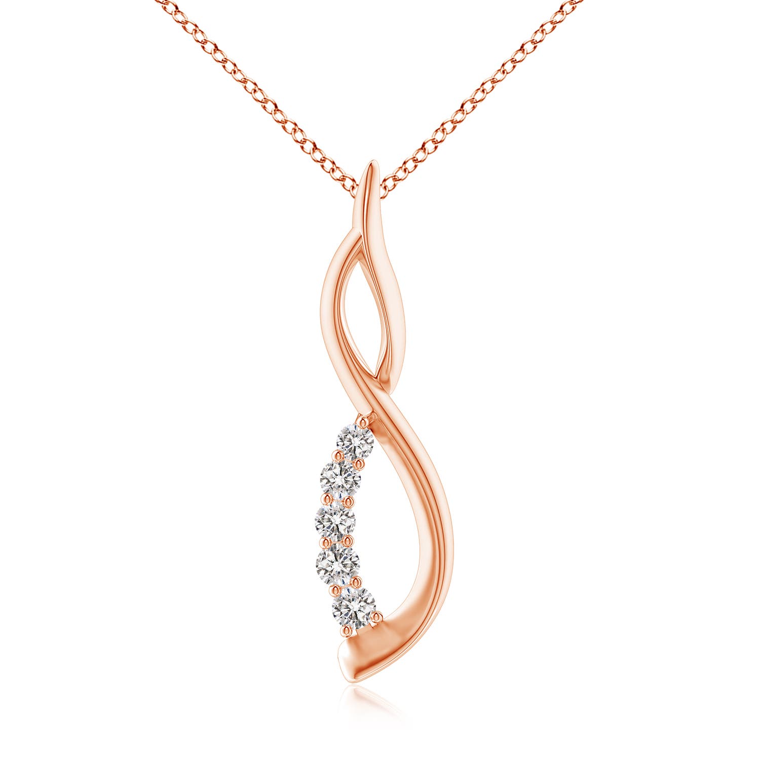 I-J, I1-I2 / 0.2 CT / 14 KT Rose Gold