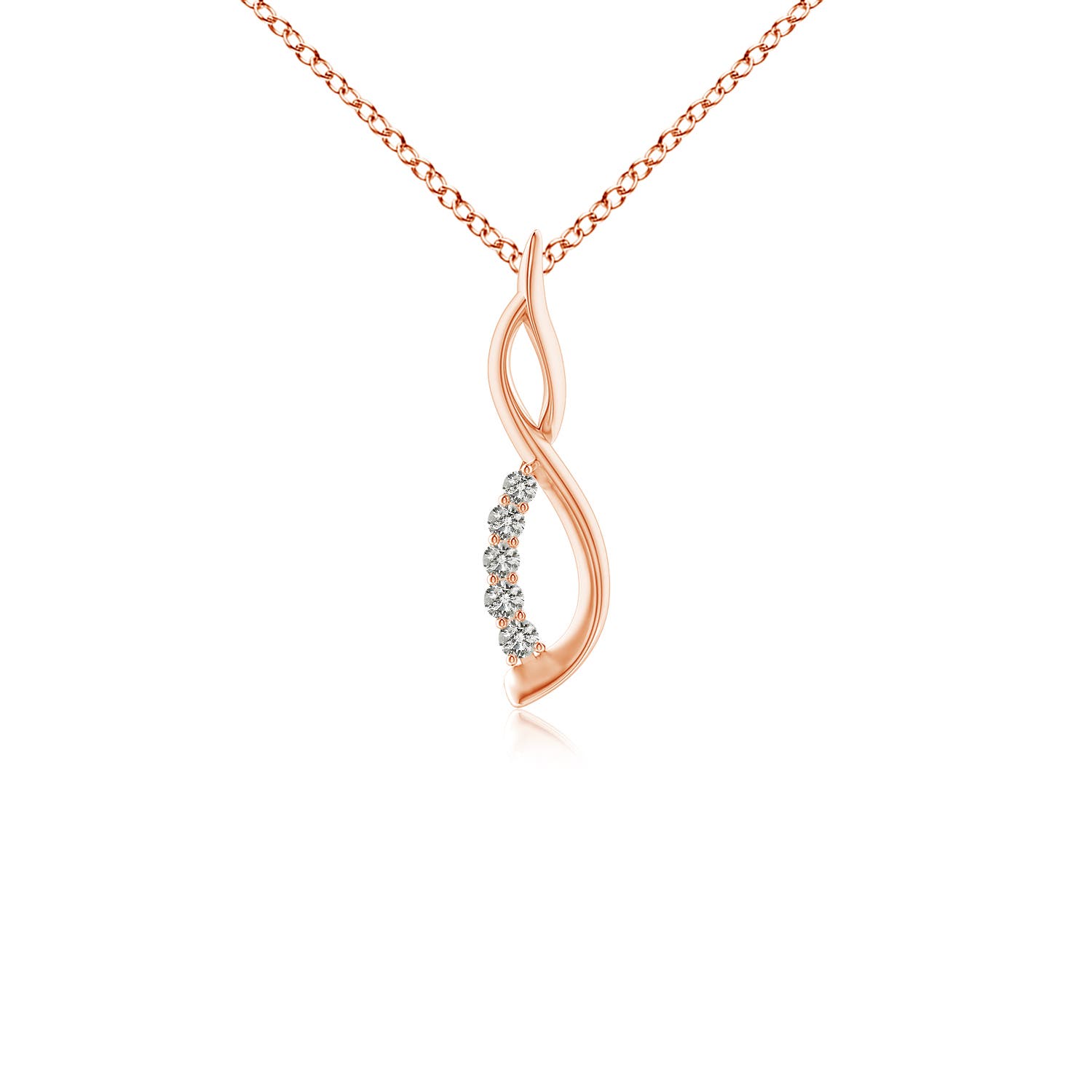 K, I3 / 0.05 CT / 14 KT Rose Gold