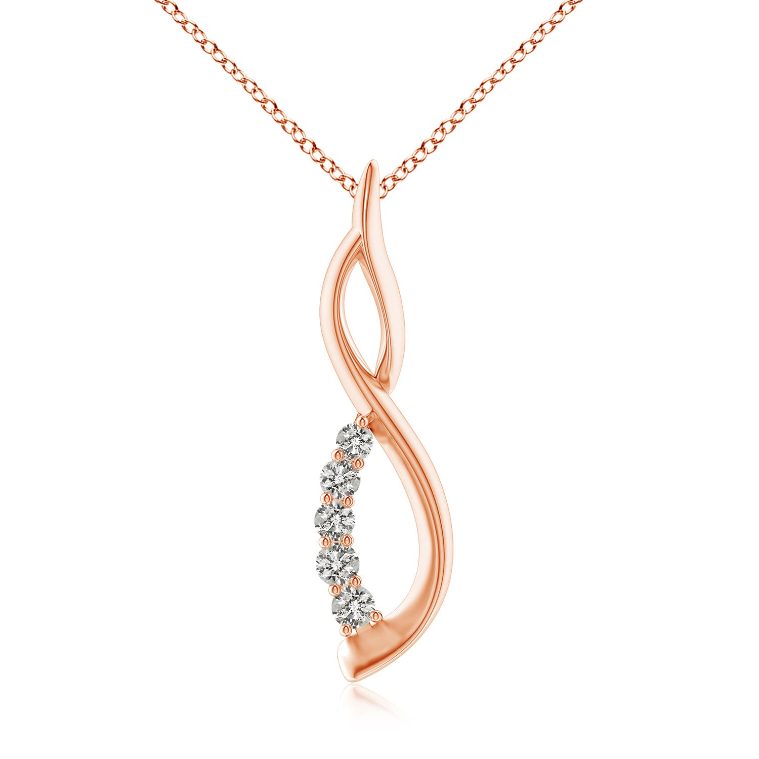 K, I3 / 0.2 CT / 14 KT Rose Gold