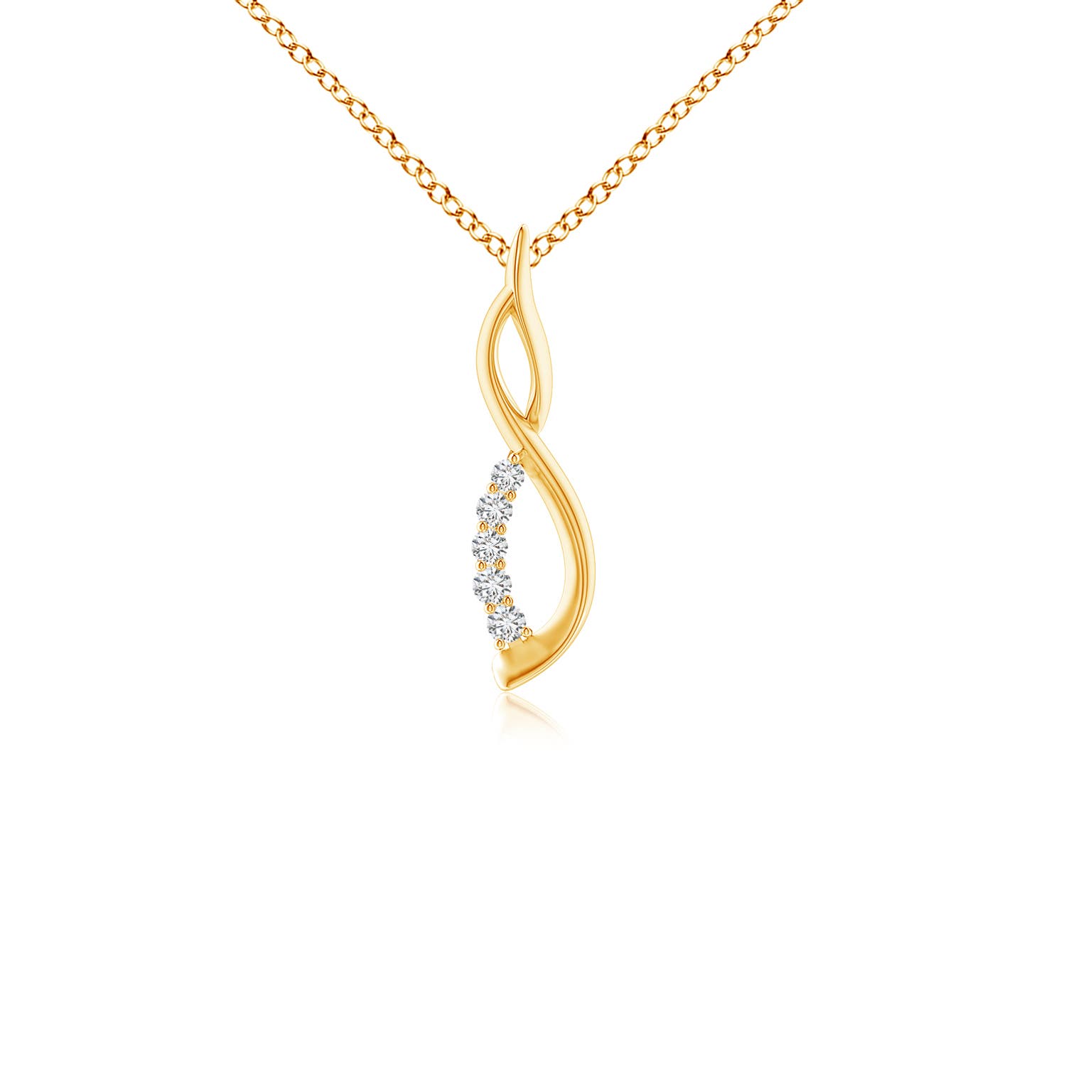 H, SI2 / 0.05 CT / 14 KT Yellow Gold