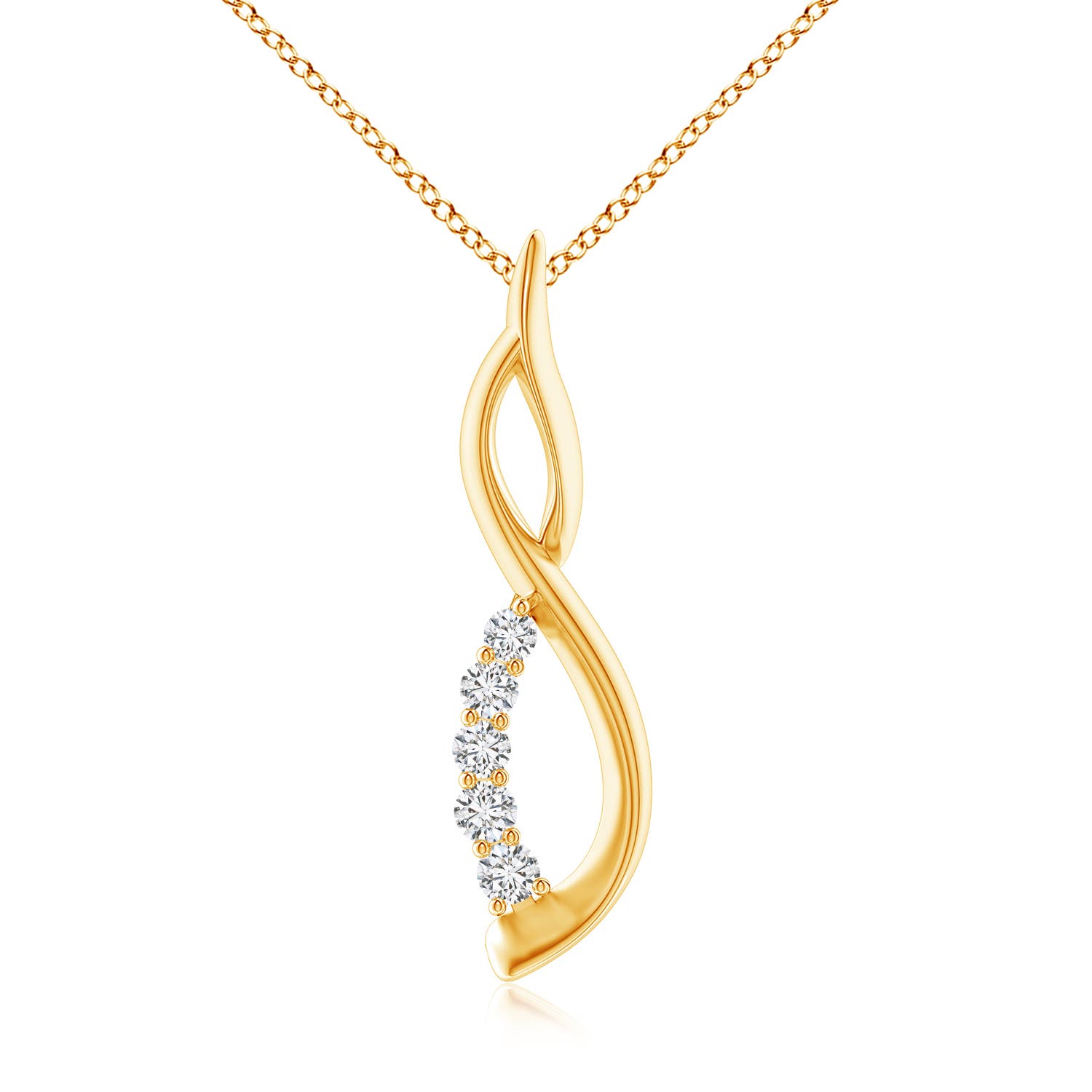 H, SI2 / 0.2 CT / 14 KT Yellow Gold