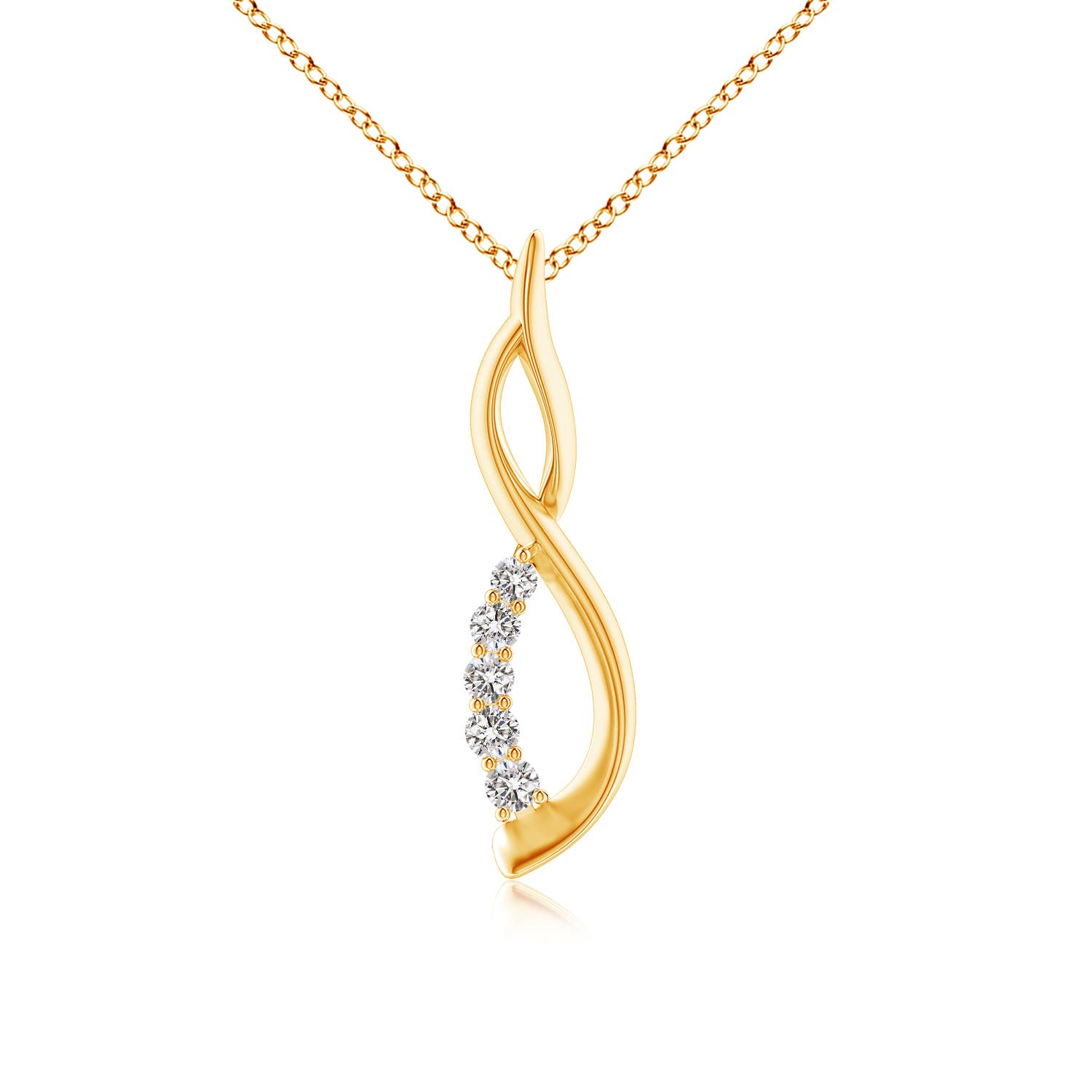 I-J, I1-I2 / 0.13 CT / 14 KT Yellow Gold