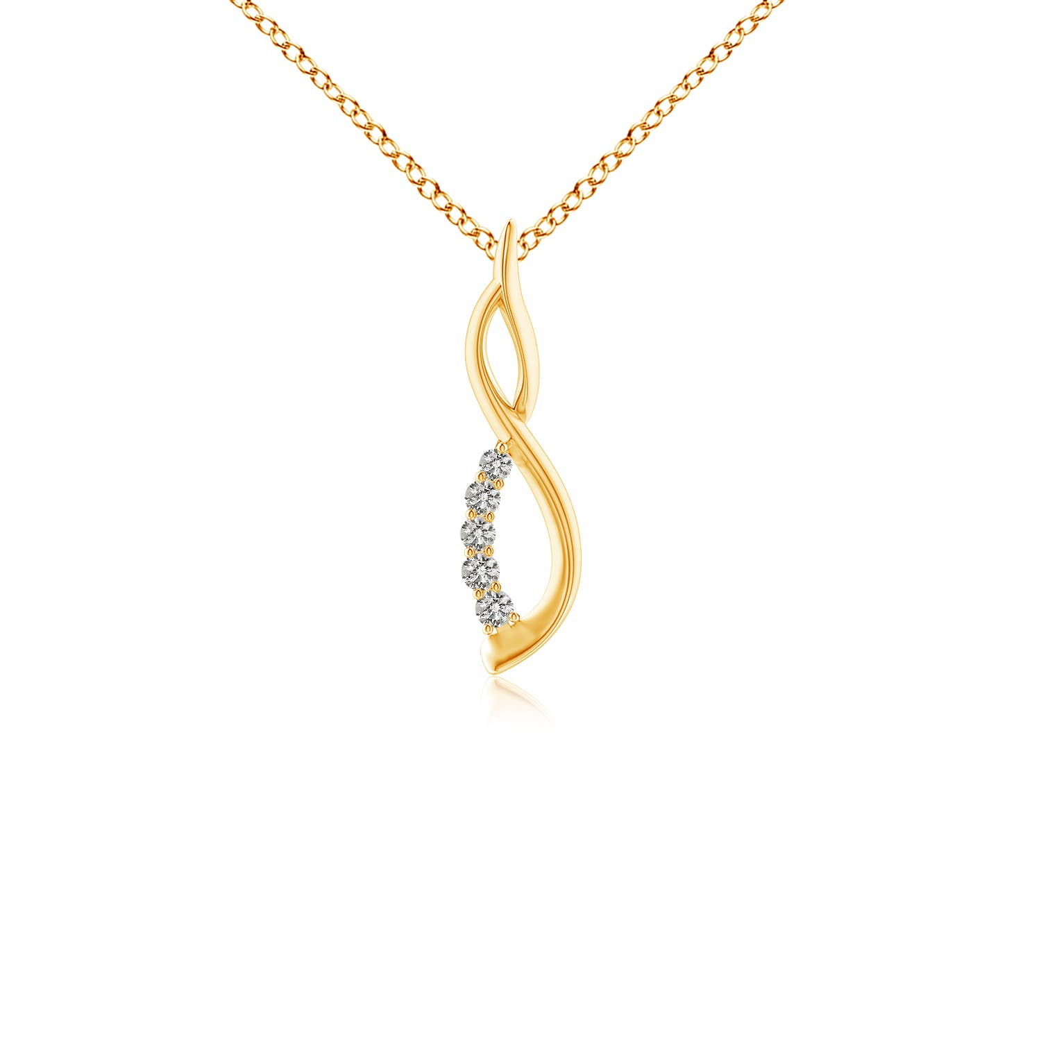 K, I3 / 0.05 CT / 14 KT Yellow Gold