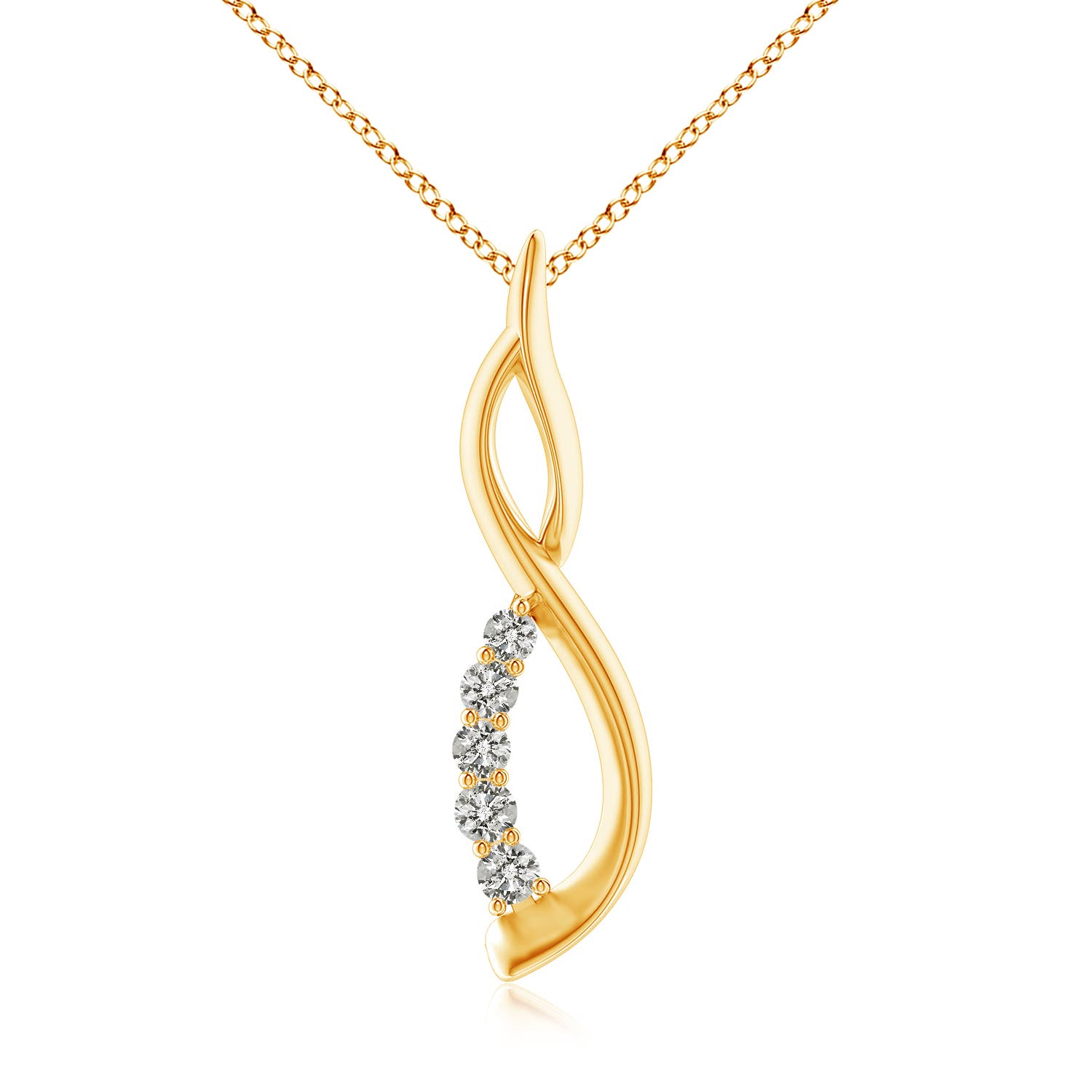 K, I3 / 0.2 CT / 14 KT Yellow Gold