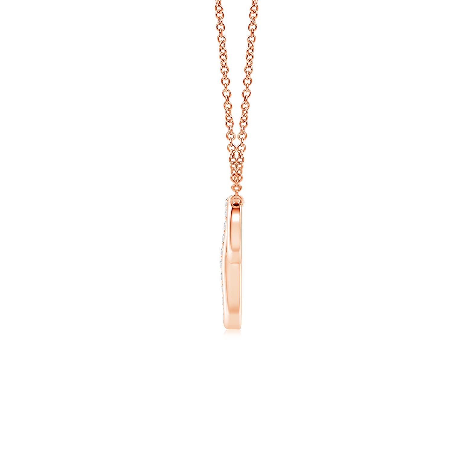 H, SI2 / 0.11 CT / 14 KT Rose Gold