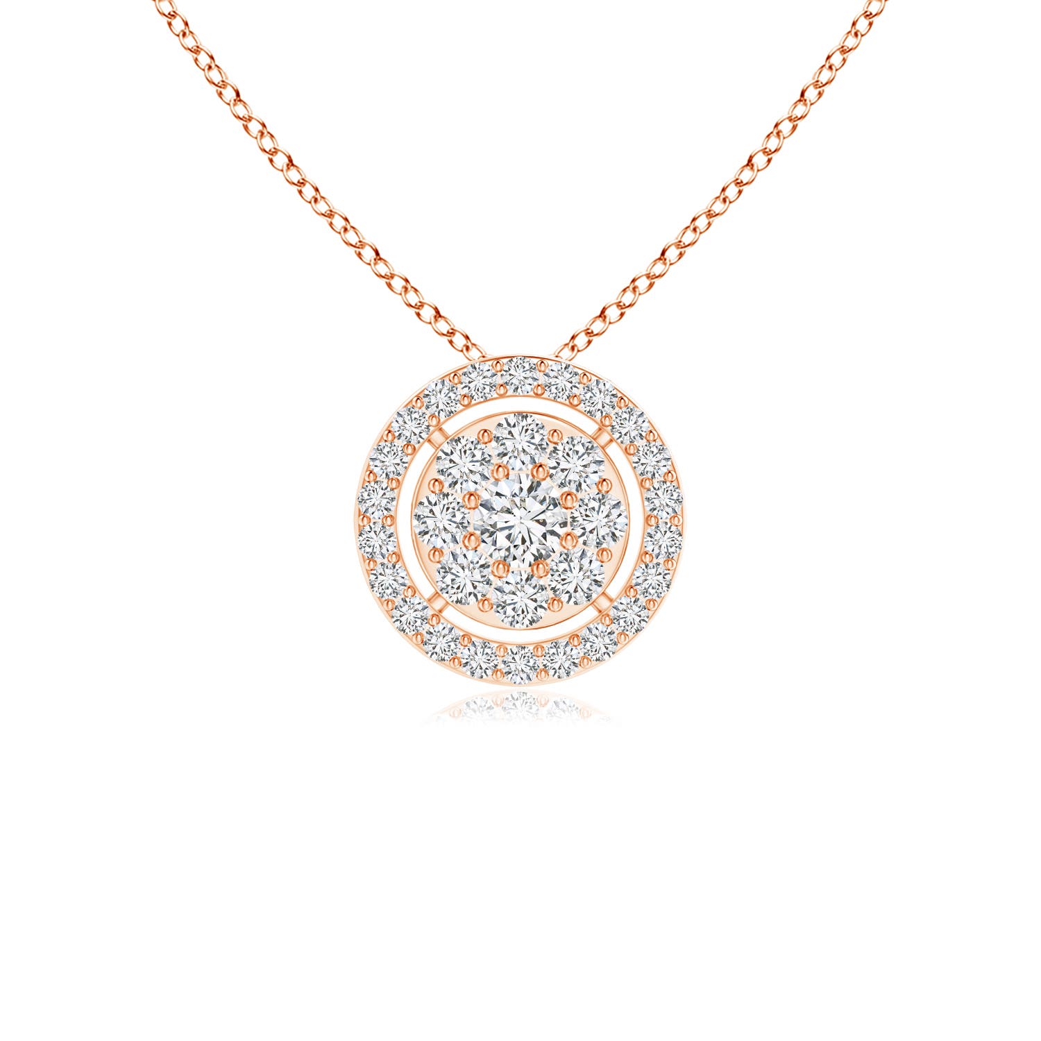 H, SI2 / 0.27 CT / 14 KT Rose Gold