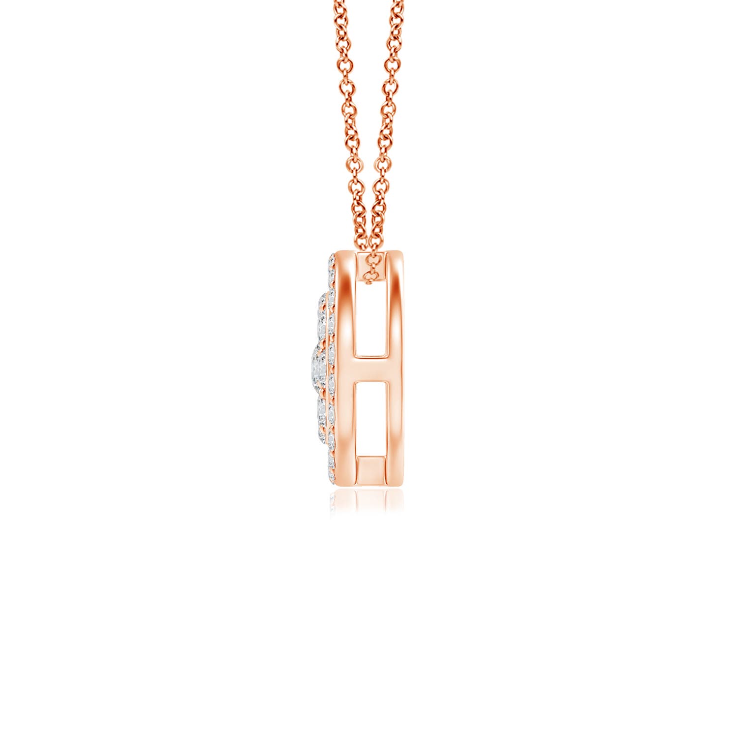 H, SI2 / 0.27 CT / 14 KT Rose Gold