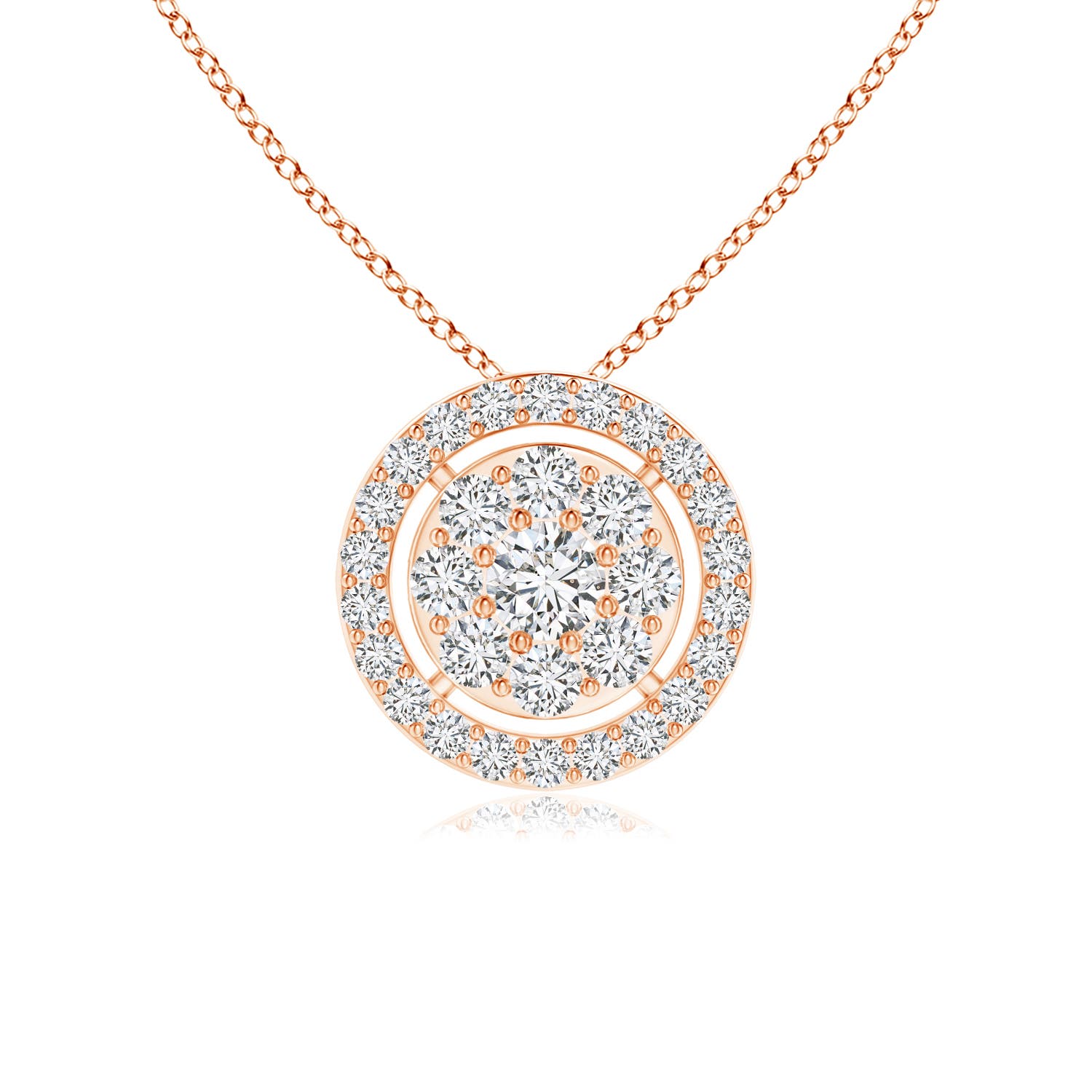 H, SI2 / 0.48 CT / 14 KT Rose Gold