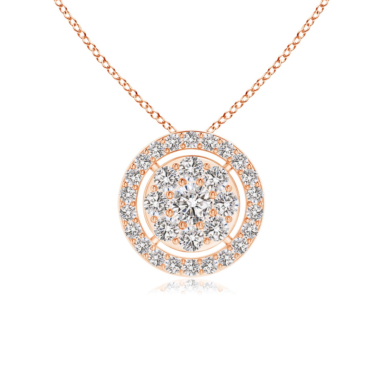 I-J, I1-I2 / 0.48 CT / 14 KT Rose Gold